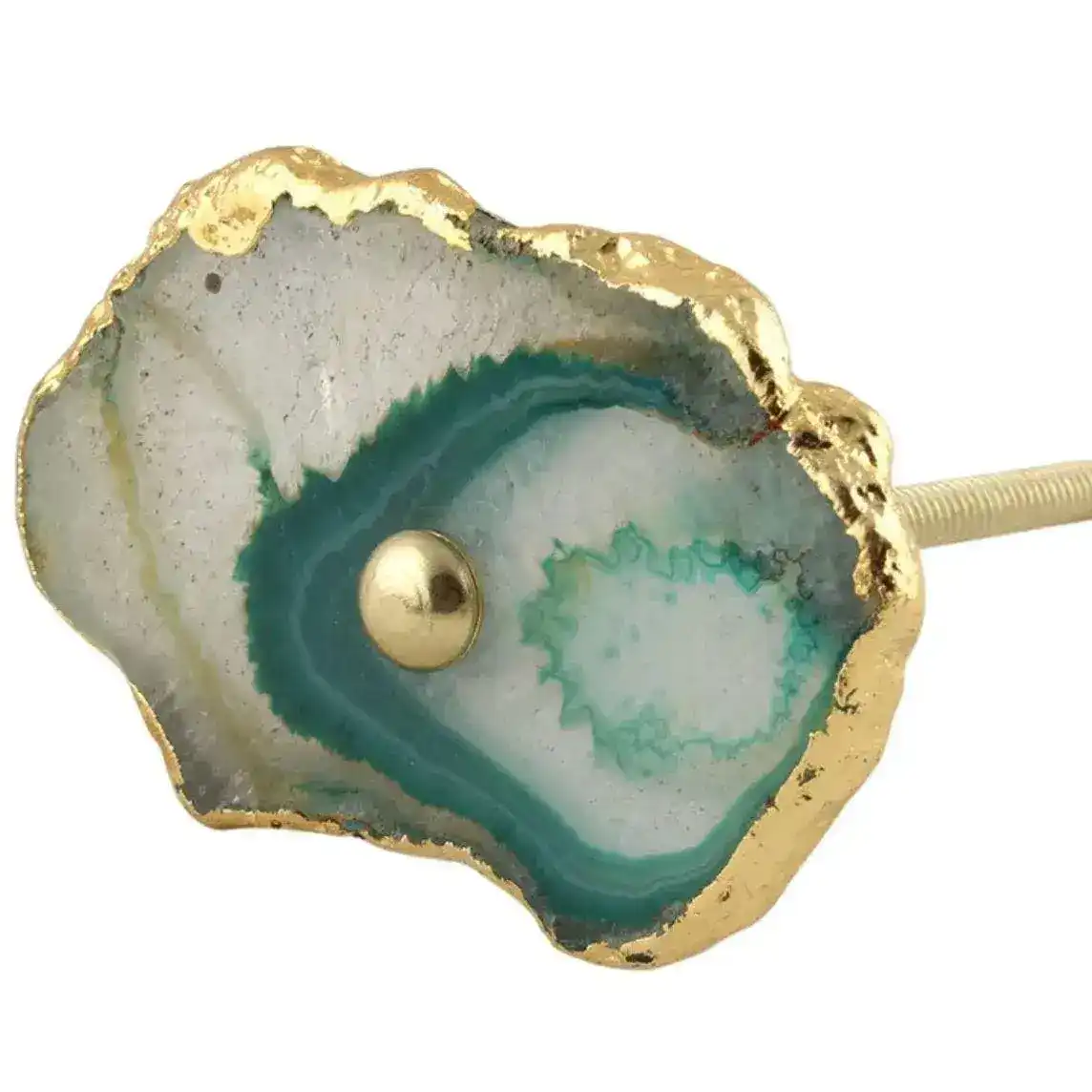 Green Agate Cabinet Drawer Pulls - Image 3