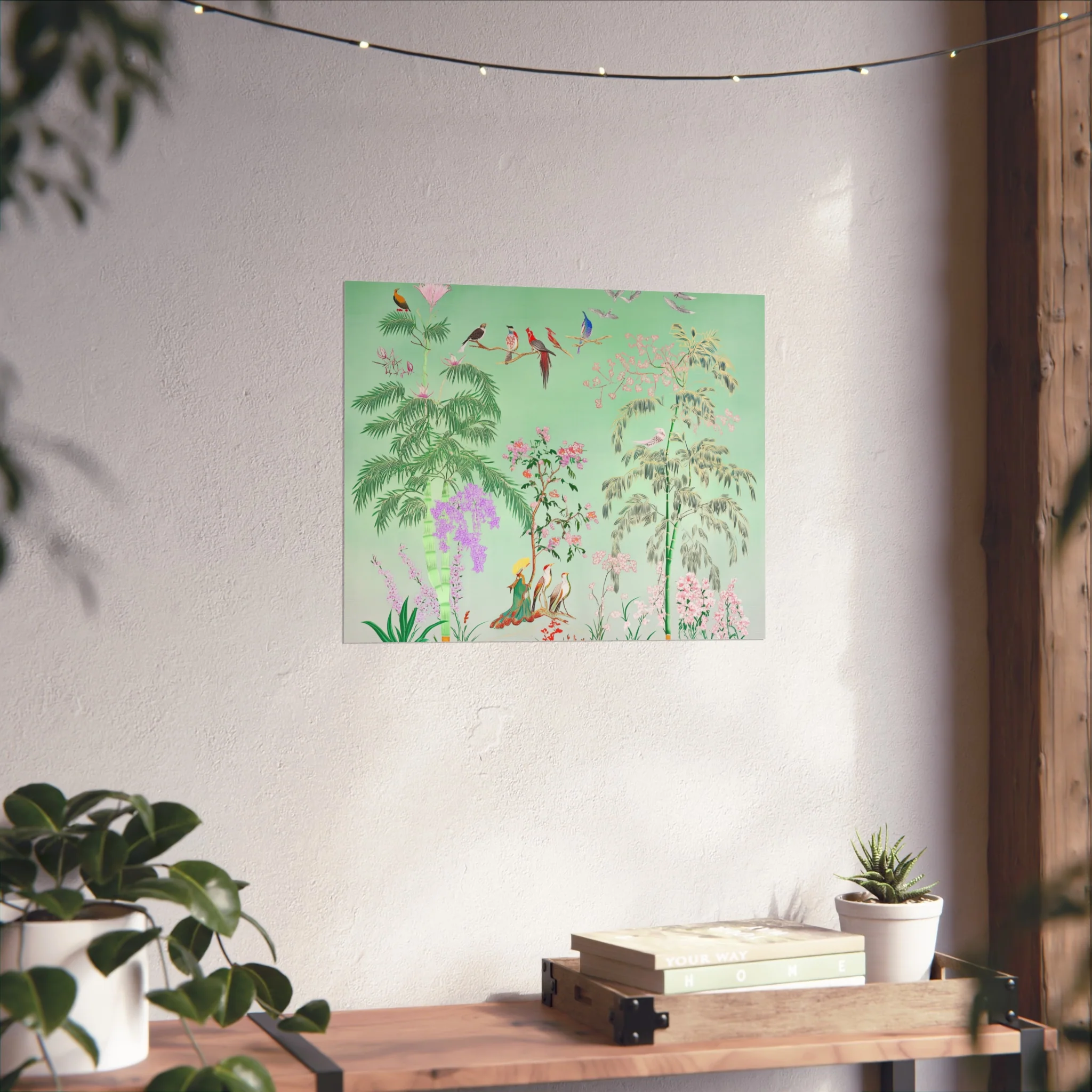 Green Chinoiserie Garden Fine Art Poster - Image 18