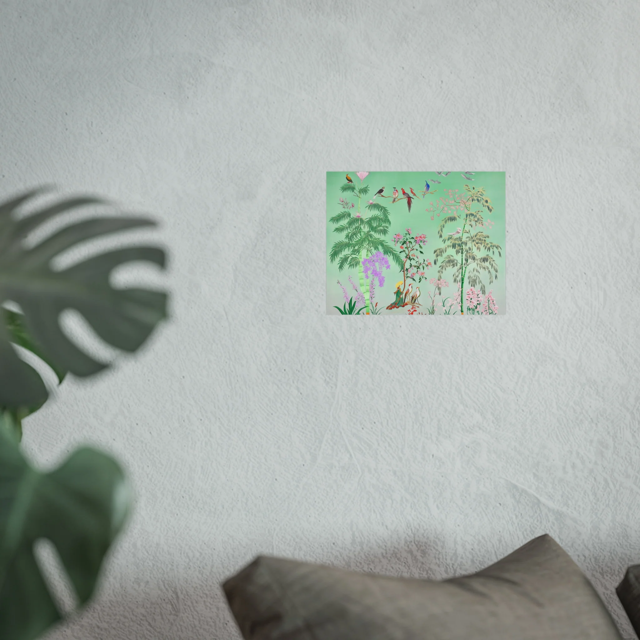 Green Chinoiserie Garden Fine Art Poster - Image 19