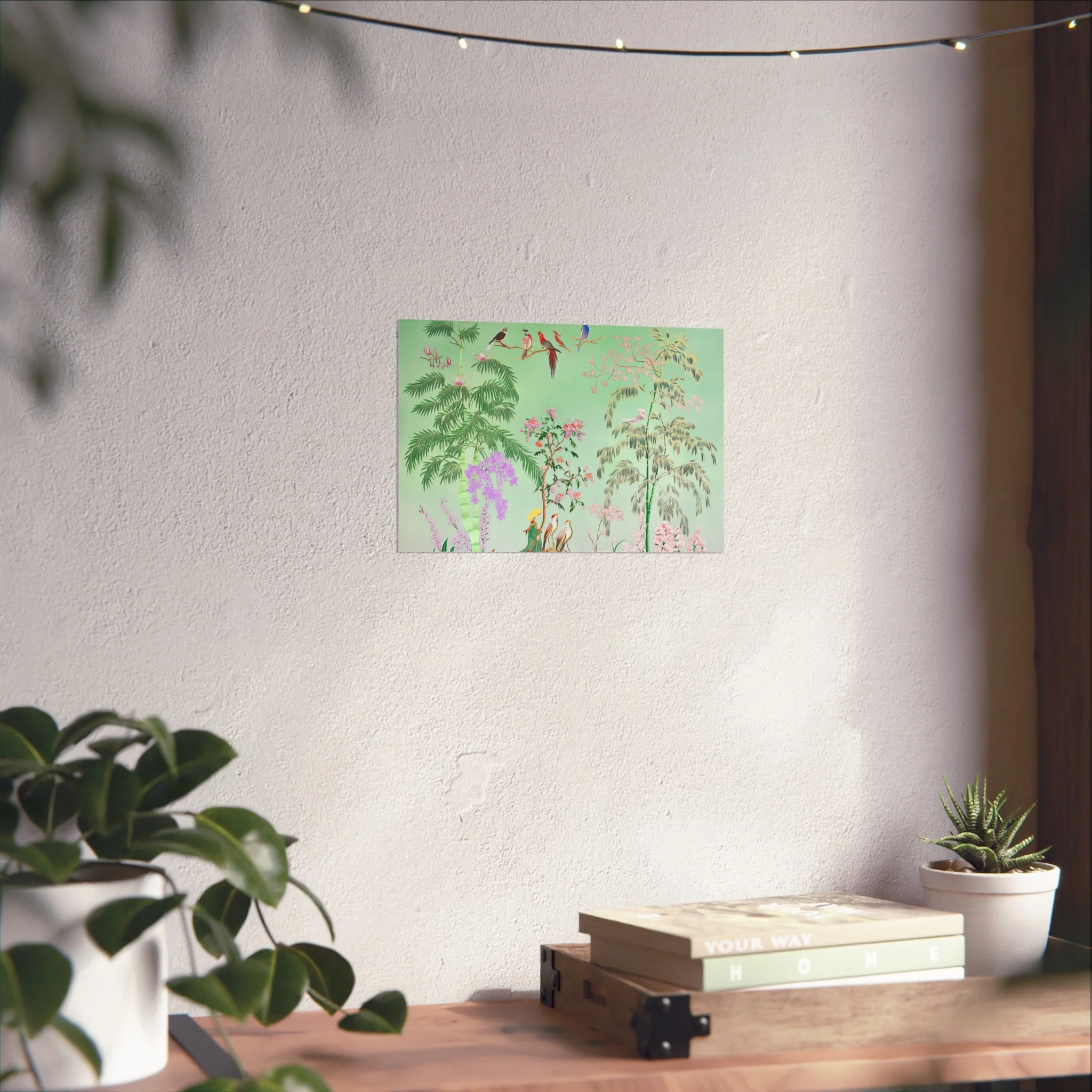 Green Chinoiserie Garden Fine Art Poster - Image 30