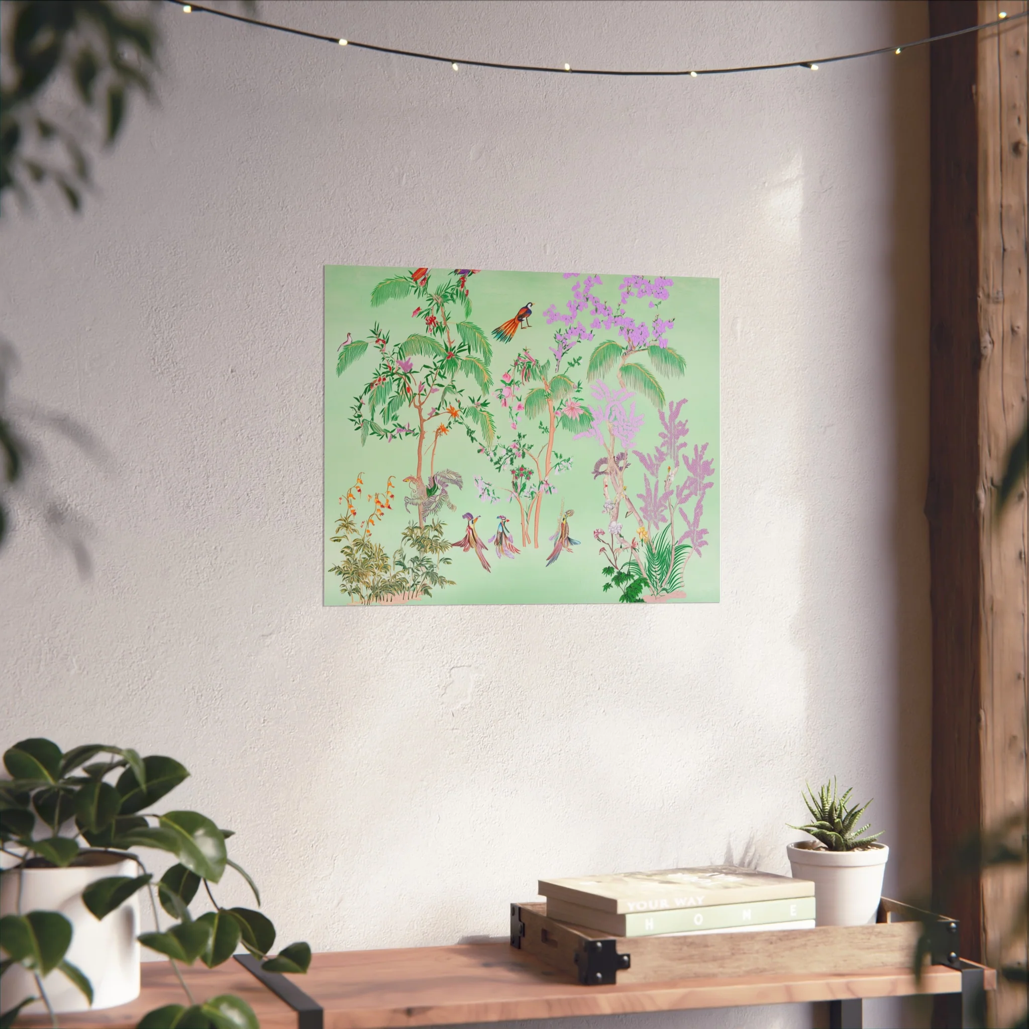 Green Chinoiserie Paradise Fine Art Poster - Image 18