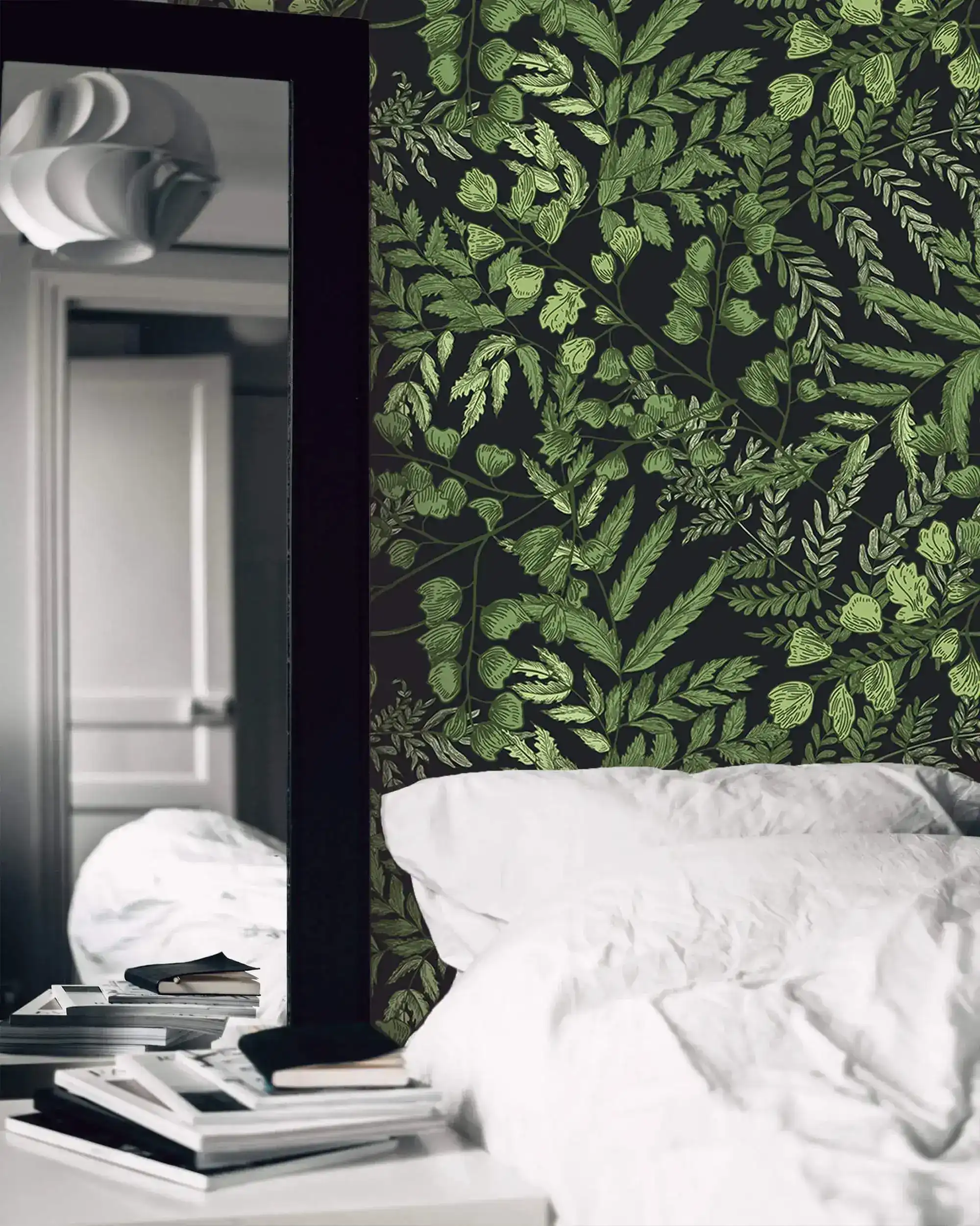 Green Fern Foliage Wallpaper - Image 4