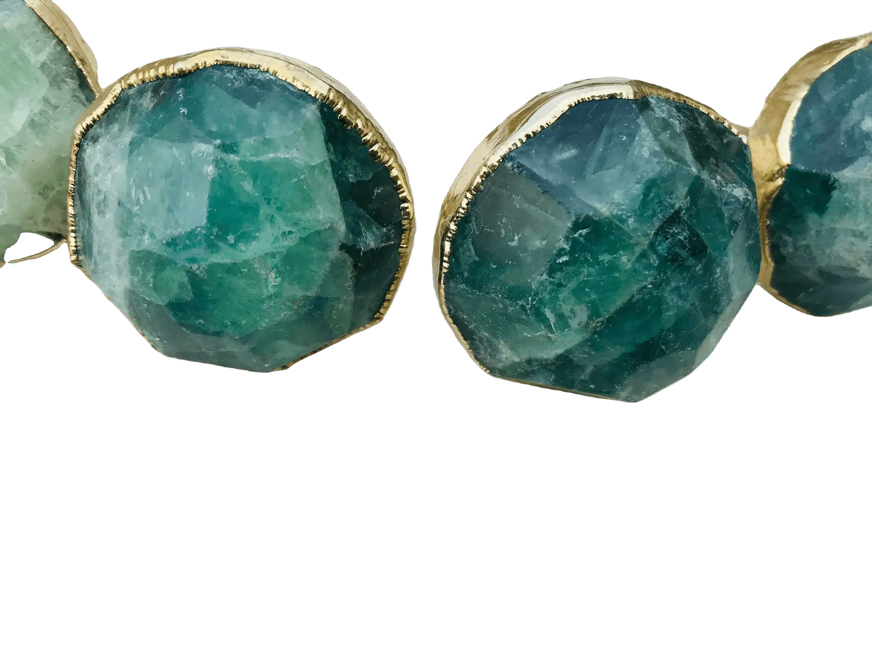 Green Fluorite Agate Cabinet Door Pull Handle - Set of 4 - Image 5