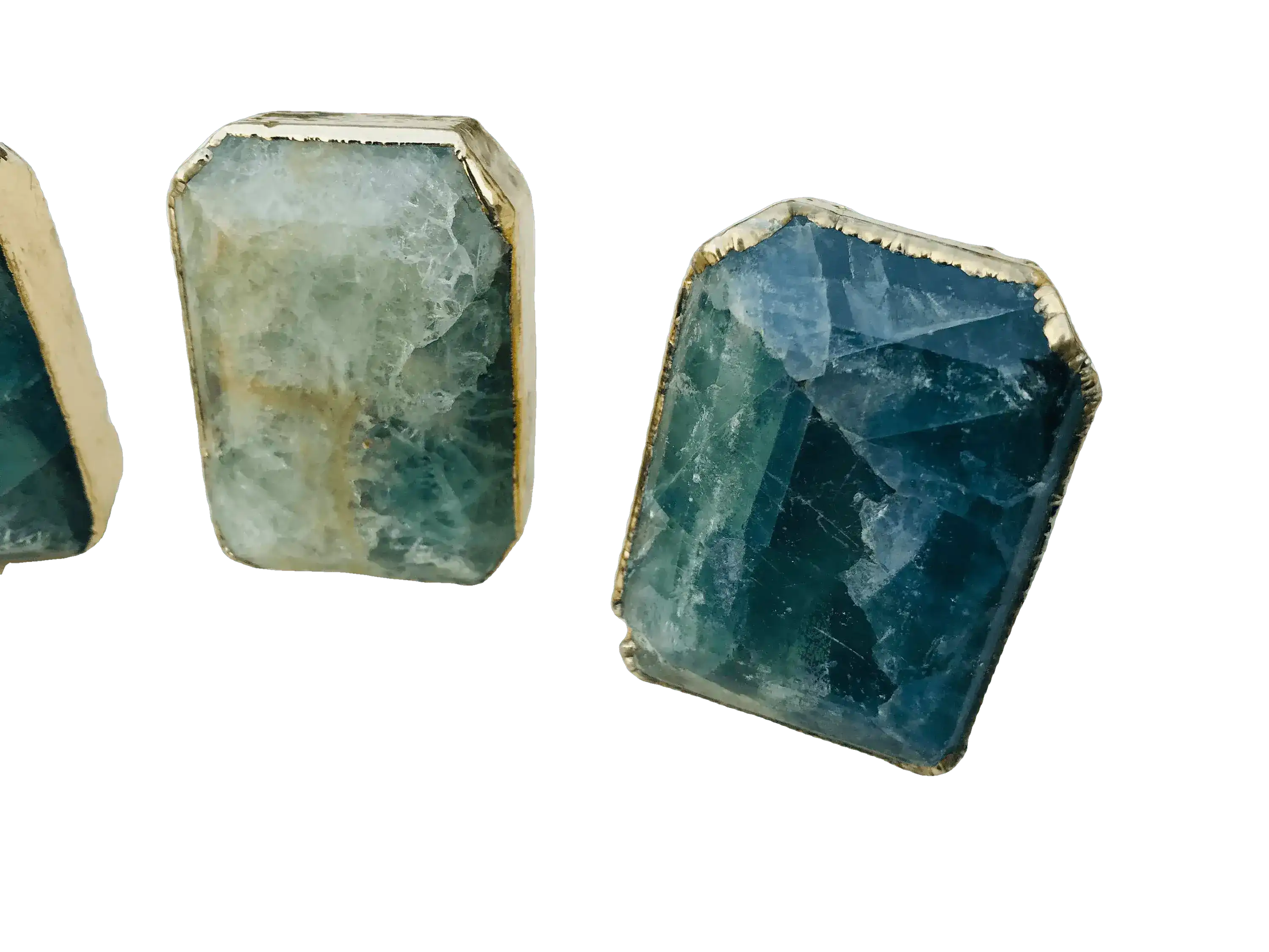 Green Fluorite Quartz Cabinet Door Pull Handle - Set of 4 - Image 3