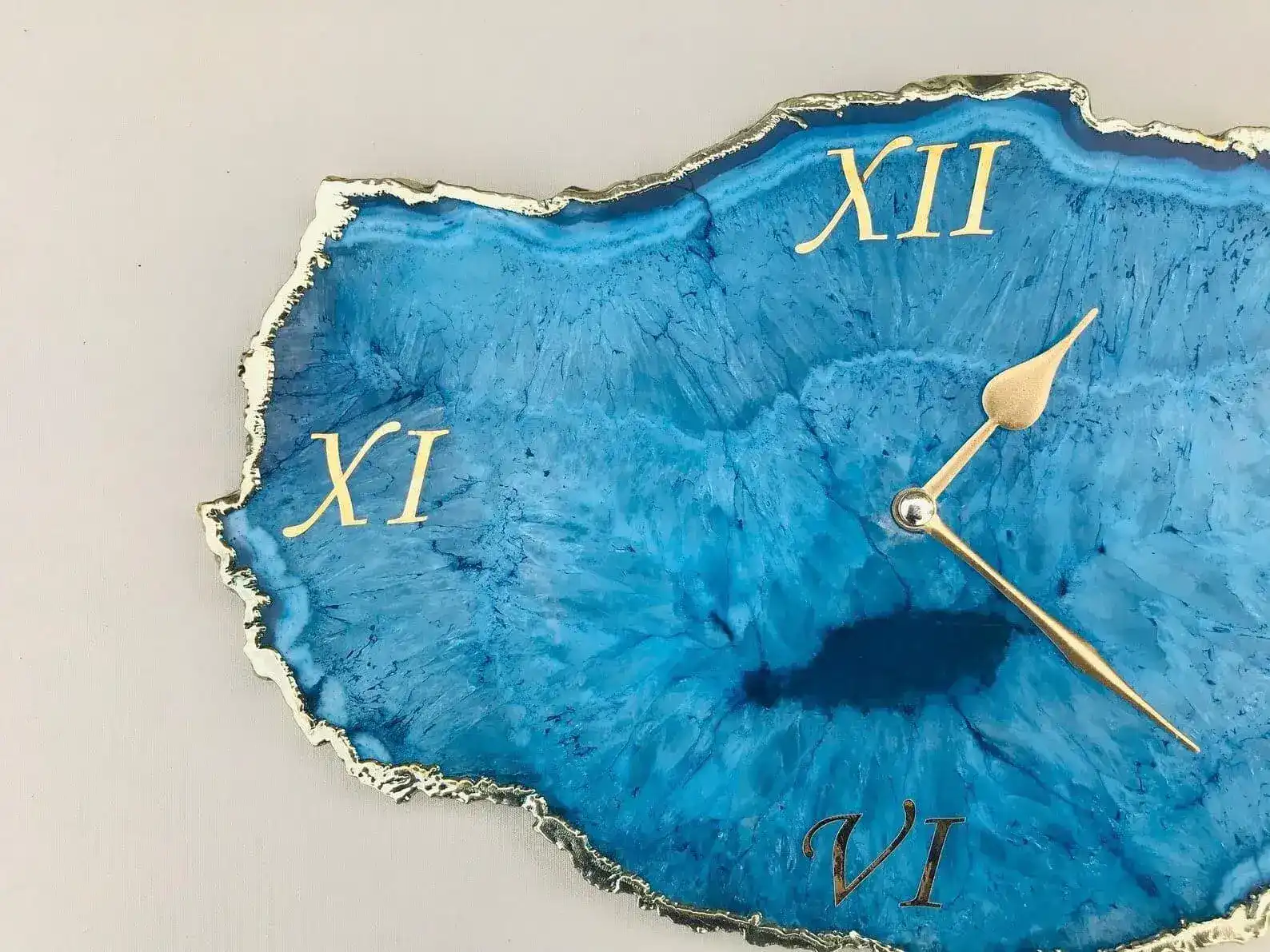 Grey Agate Large Wall Desk Clock - Image 8