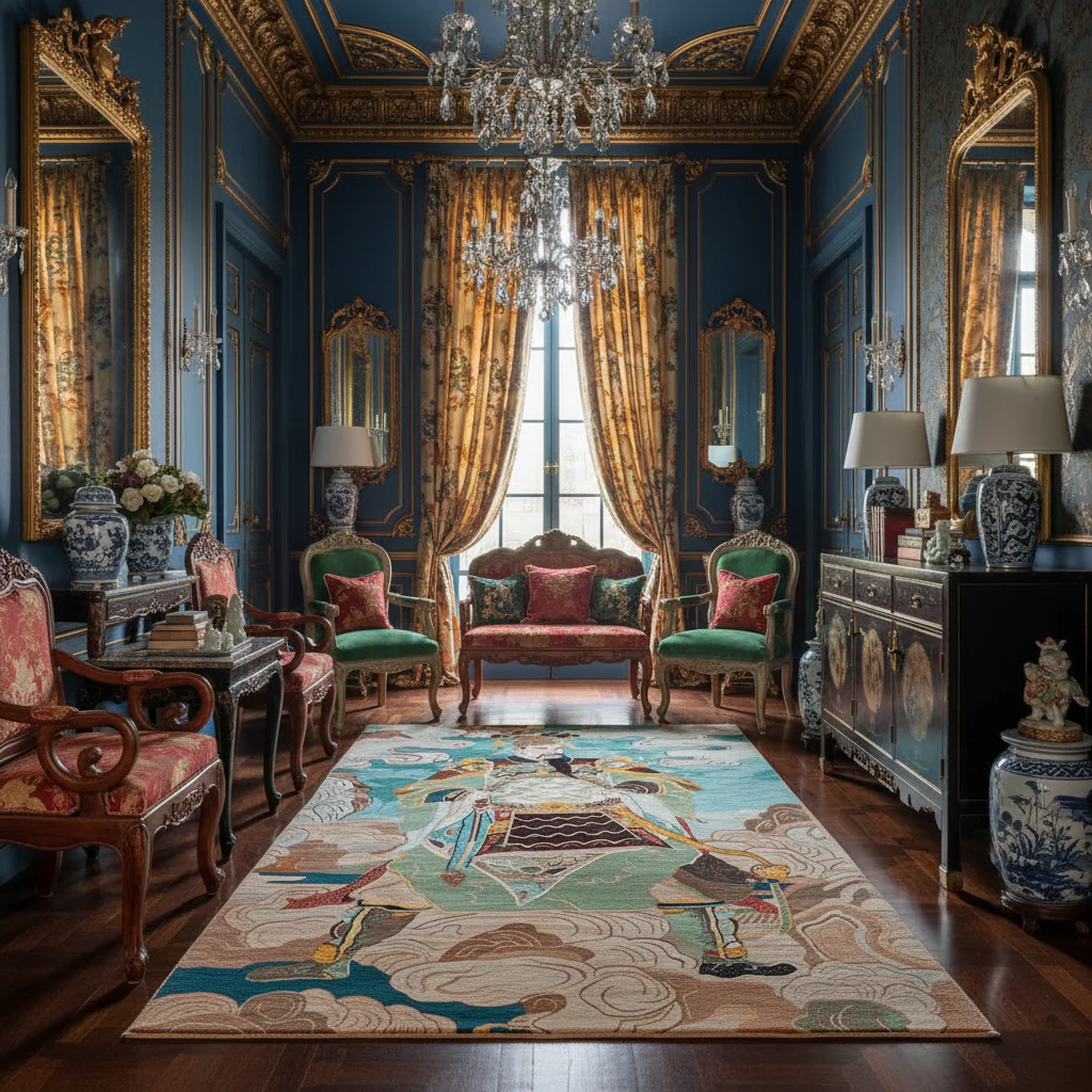 Guardian of Clouds Hand Tufted Rug - Image 3