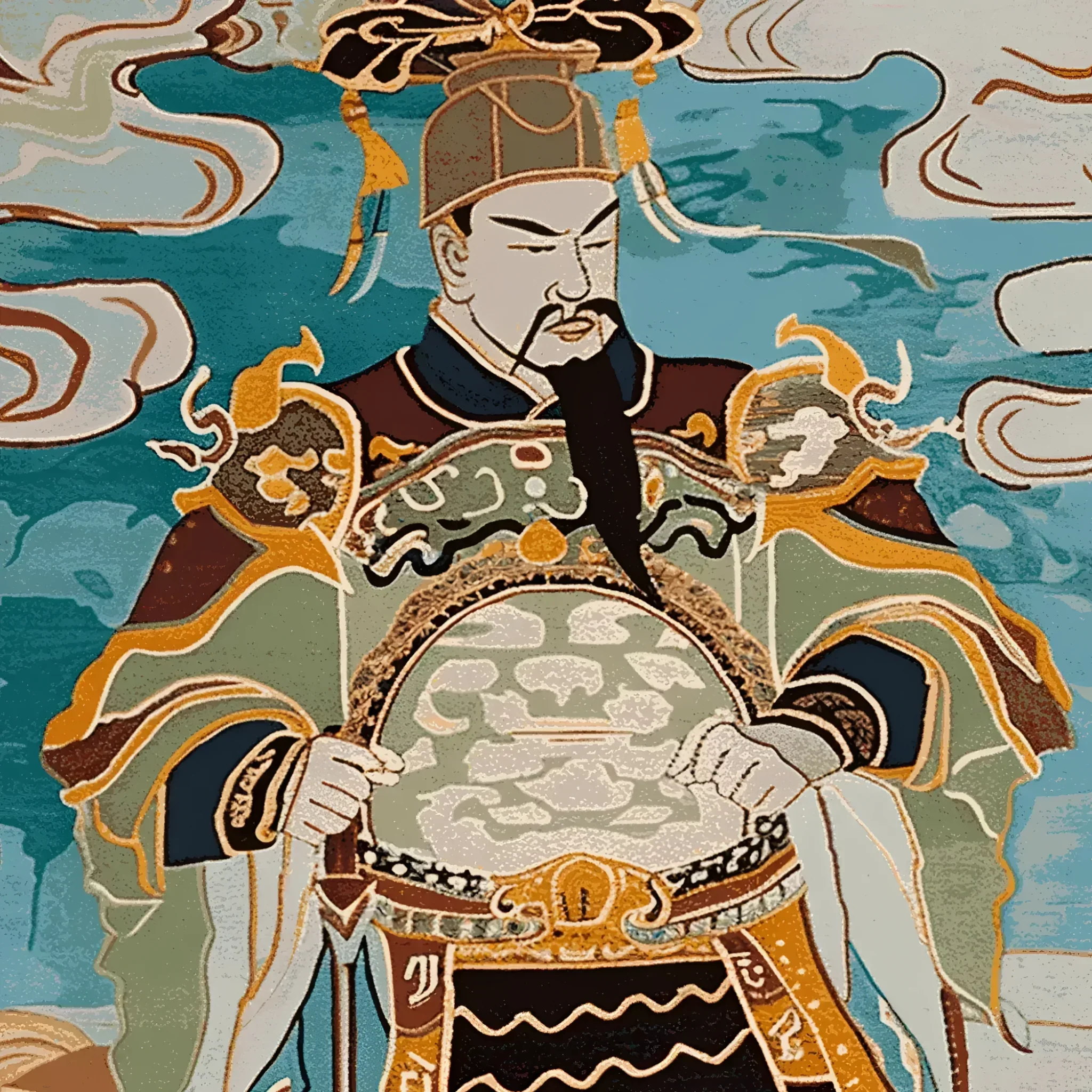 Guardian of Clouds Hand Tufted Rug - Image 4