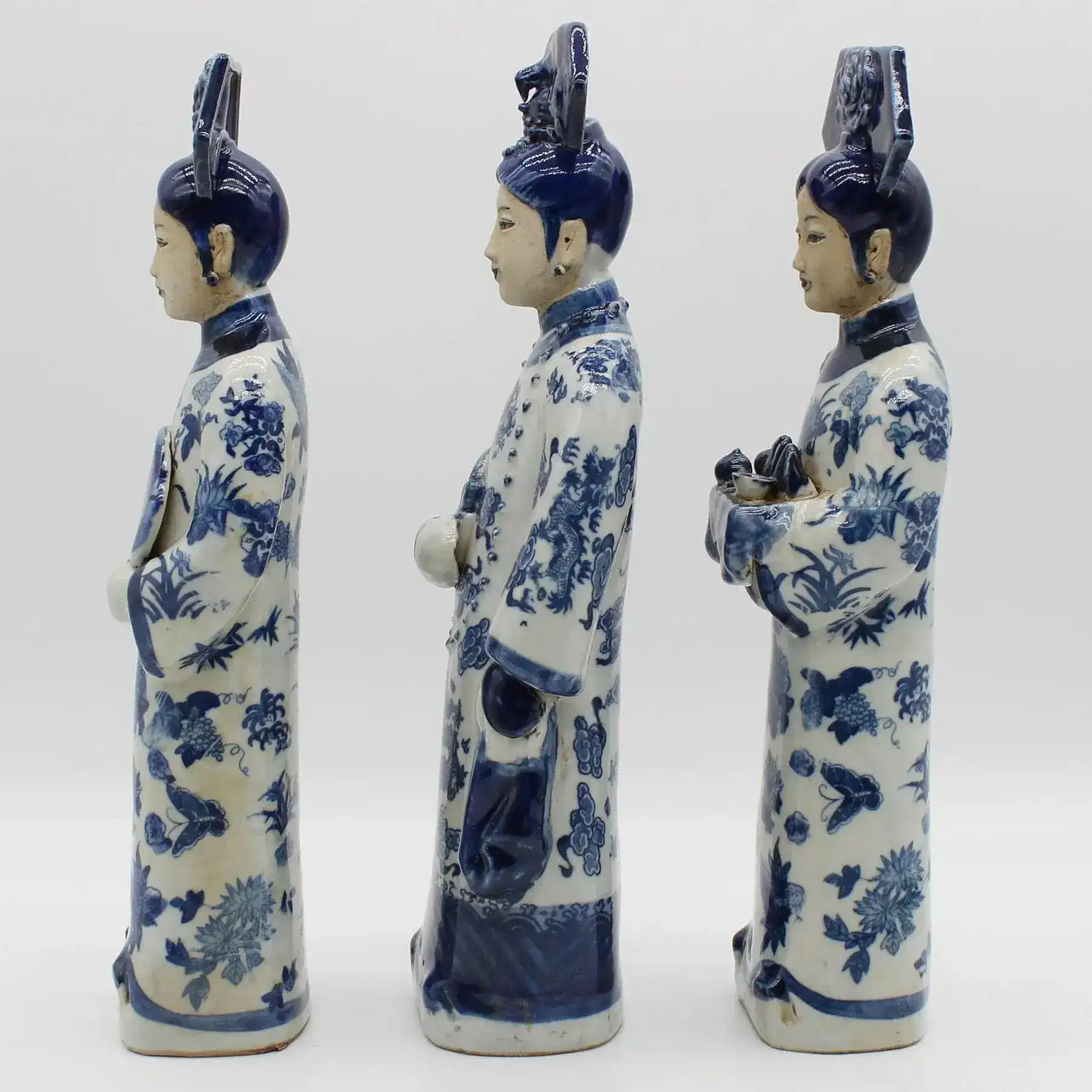 Hand-Painted Qing Dynasty Princesses Figurines - Image 4