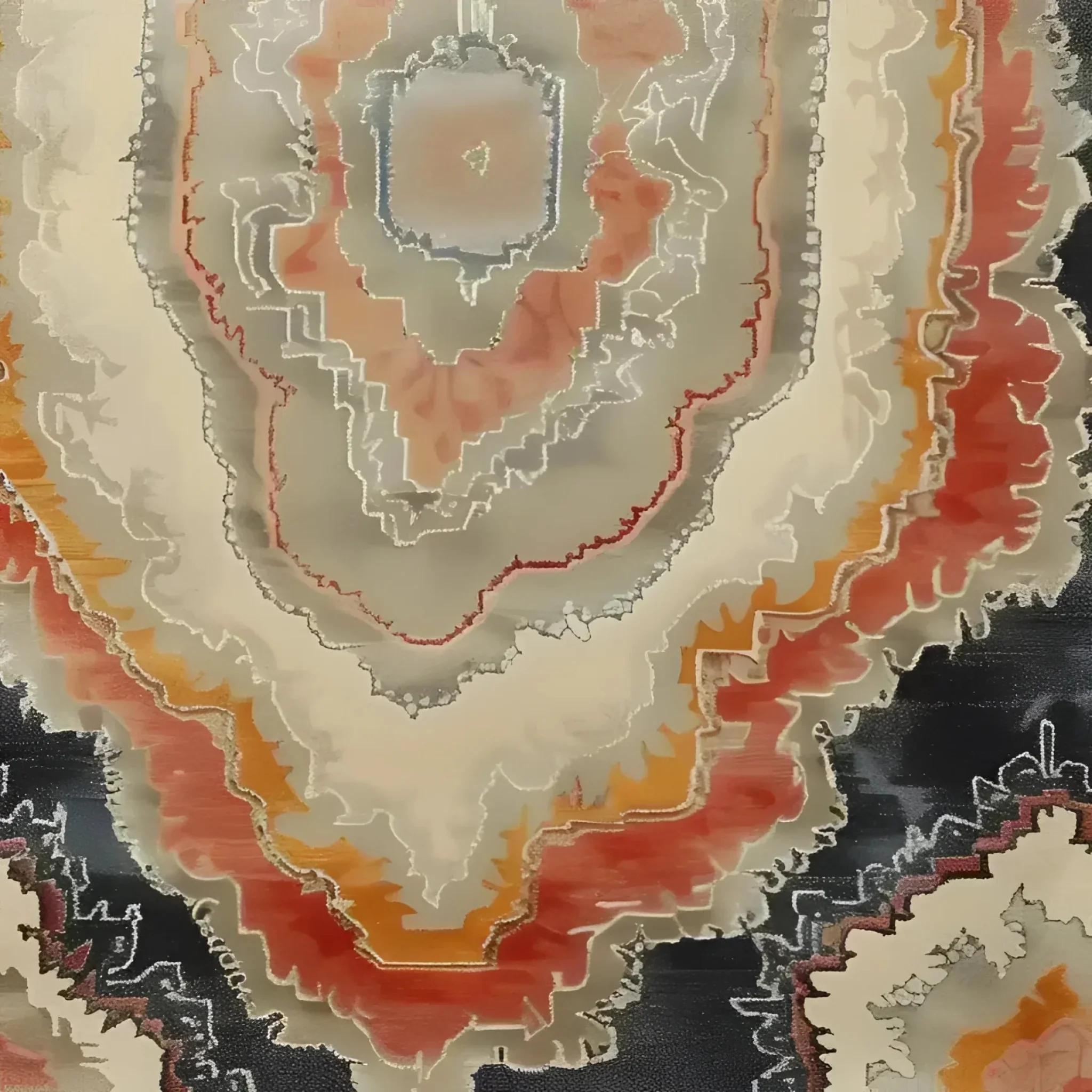 Harmonious Haven Hand Knotted Area Rug - Image 6