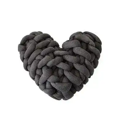 Heart Shape Knotted Accent Pillow - Image 10
