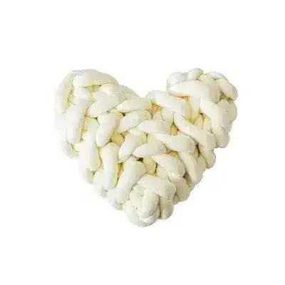 Heart Shape Knotted Accent Pillow - Image 4