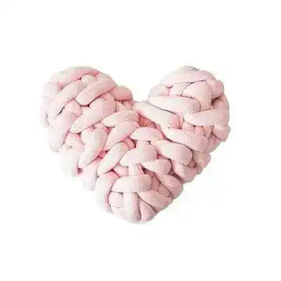 Heart Shape Knotted Accent Pillow - Image 8