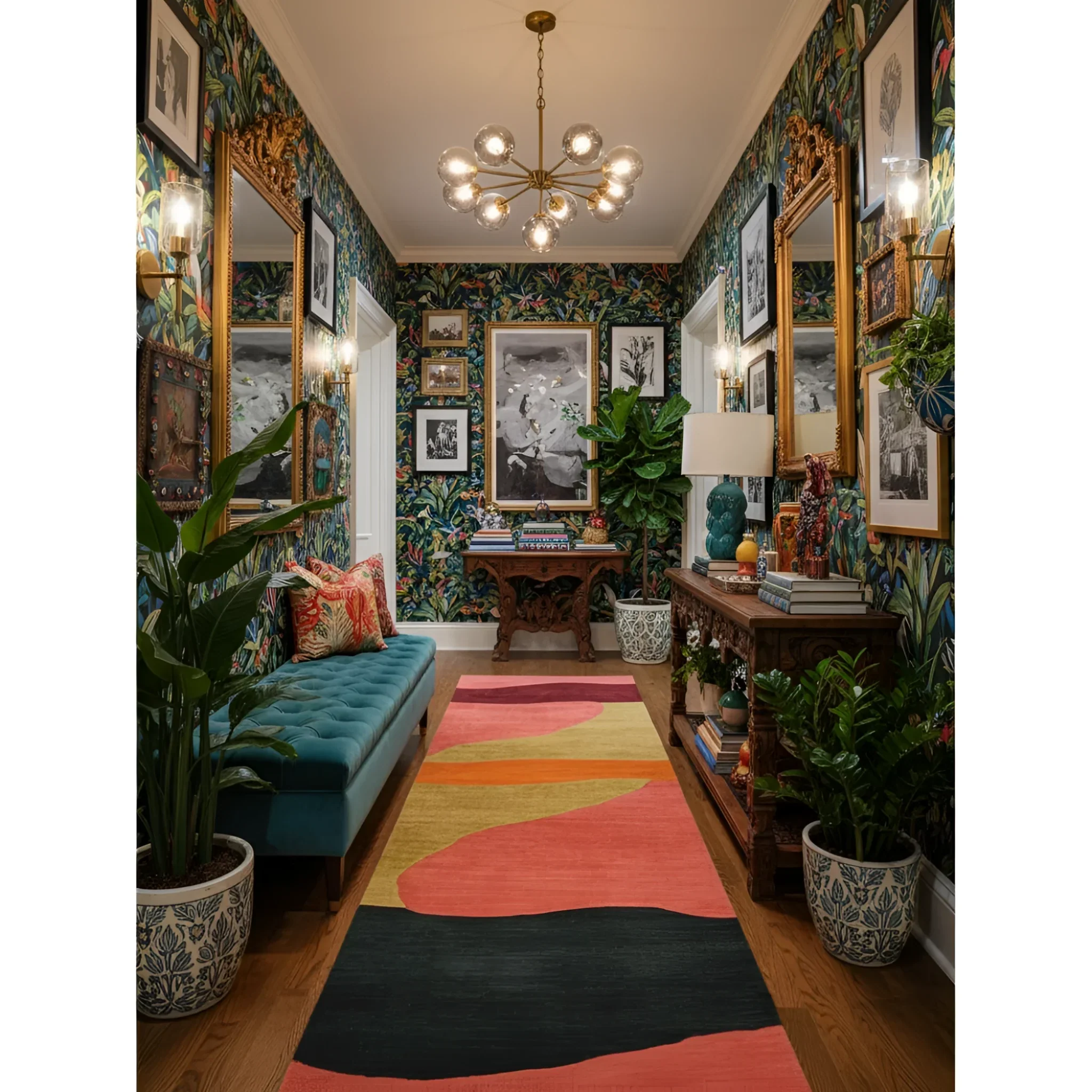 Horizon Echo Hand Tufted Wool Rug - Image 2