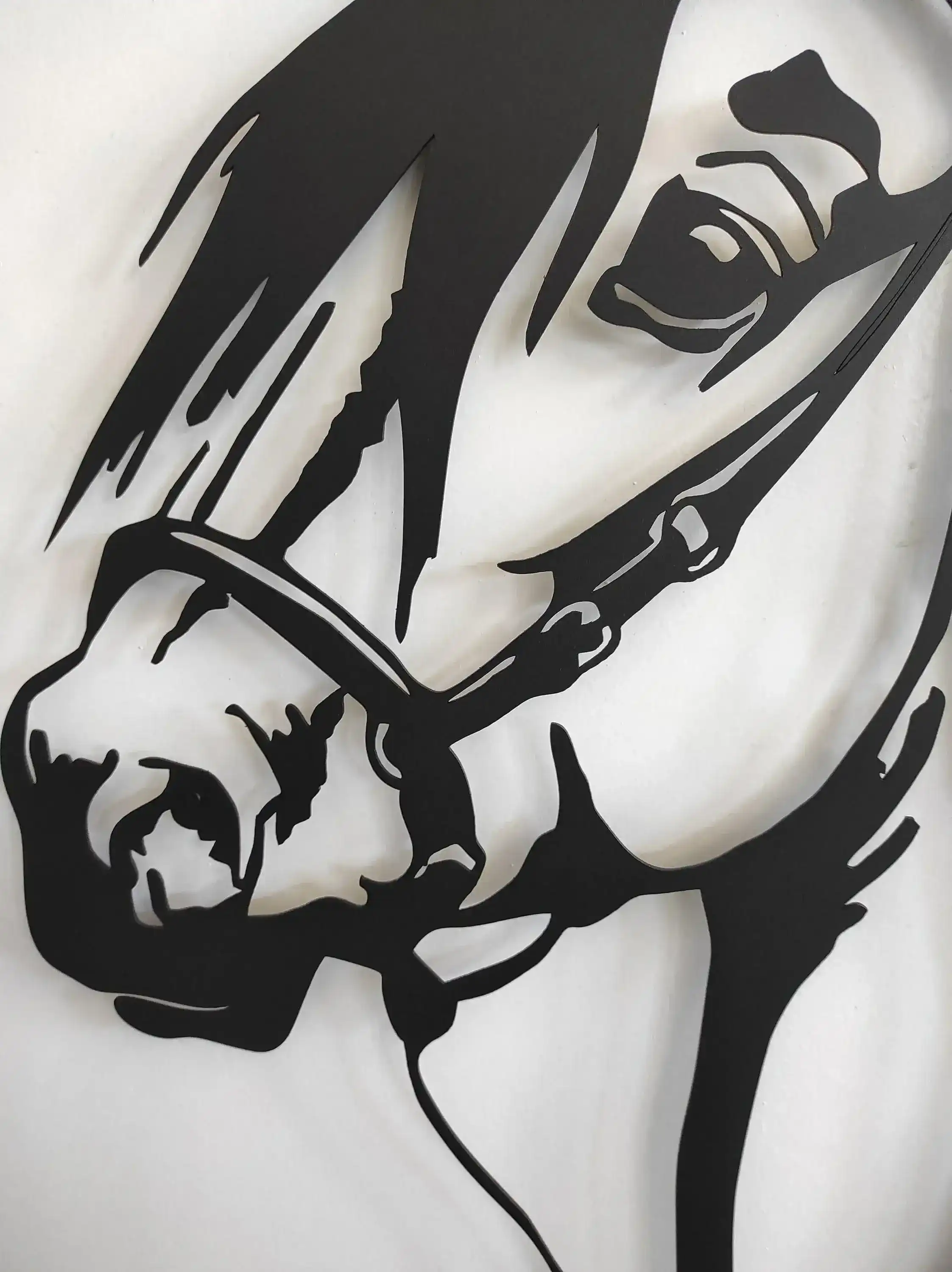 Horse Head Metal Wall Hanging Decor - Image 11