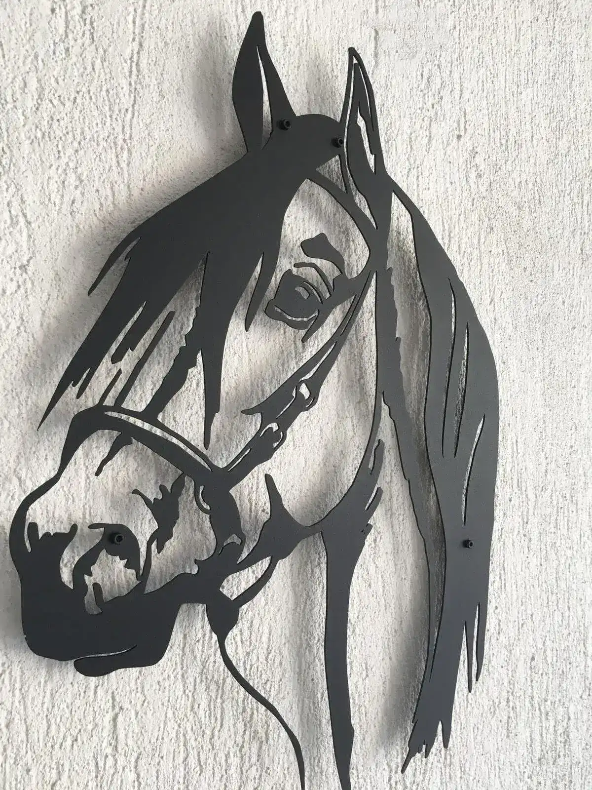 Horse Head Metal Wall Hanging Decor - Image 8