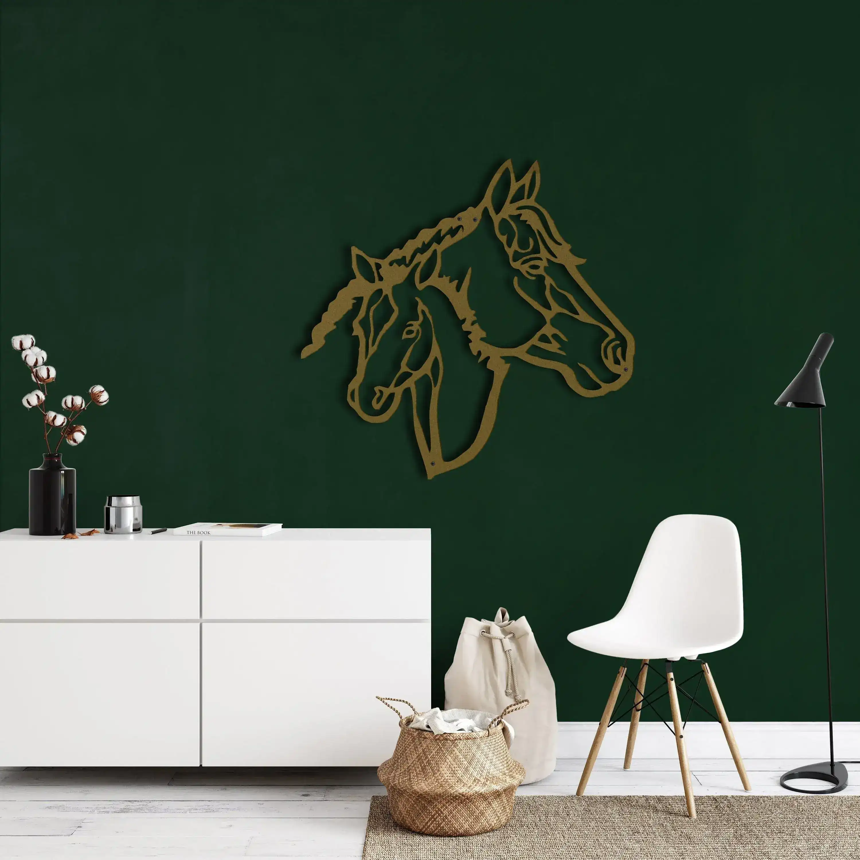 Horse Heads Metal Wall Decor - Image 11