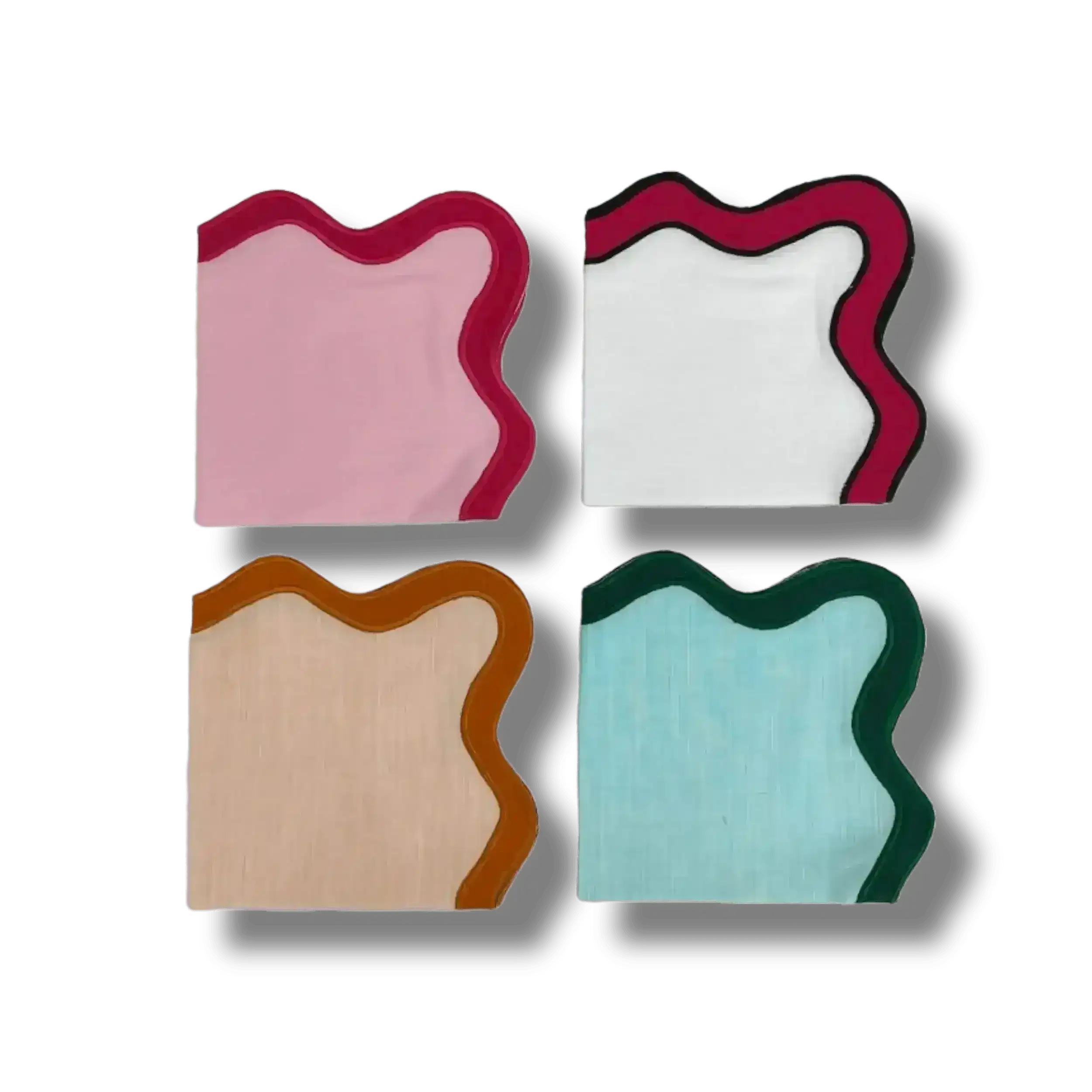 Square Scalloped Napkins - Image 9