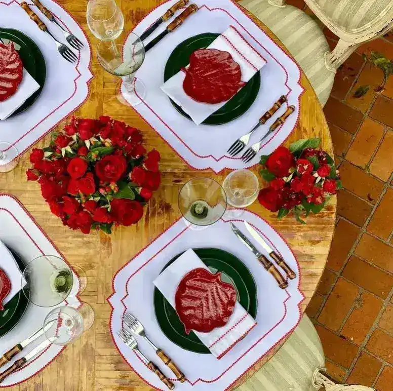 Imperial Crimson Placemats - Image 4