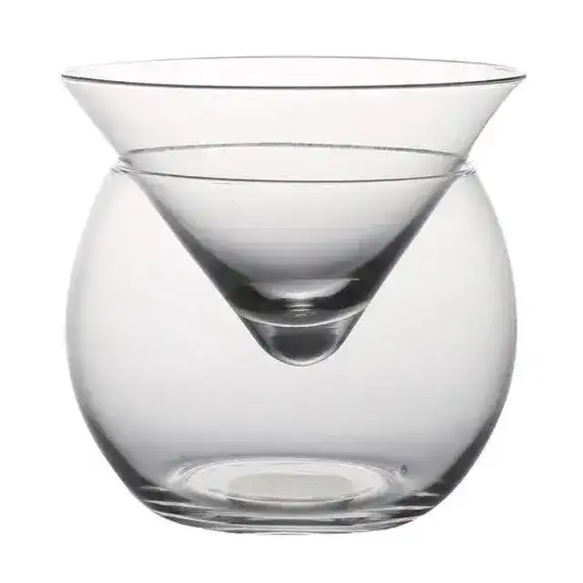 Interlayer Triangle Cocktail Glass - Image 4