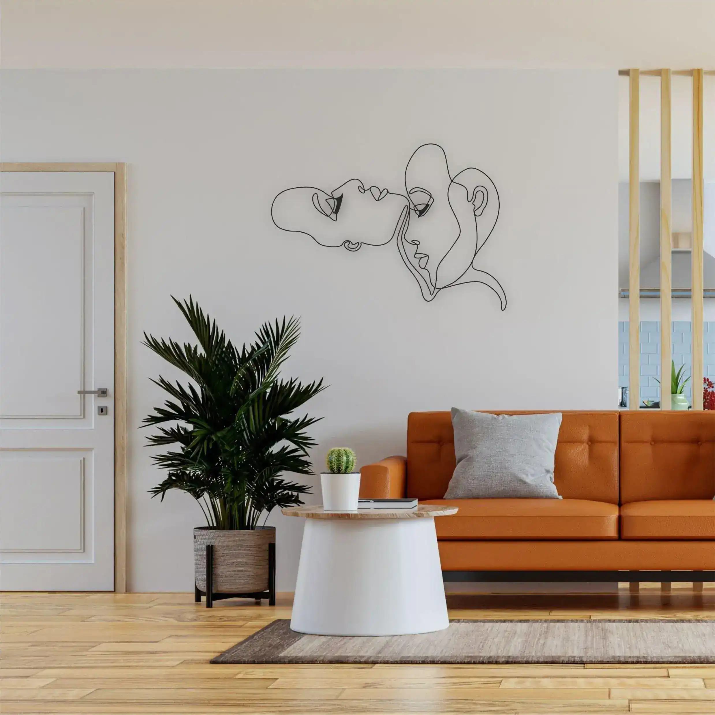 Intimate Women Faces Metal Wall Art - Image 2