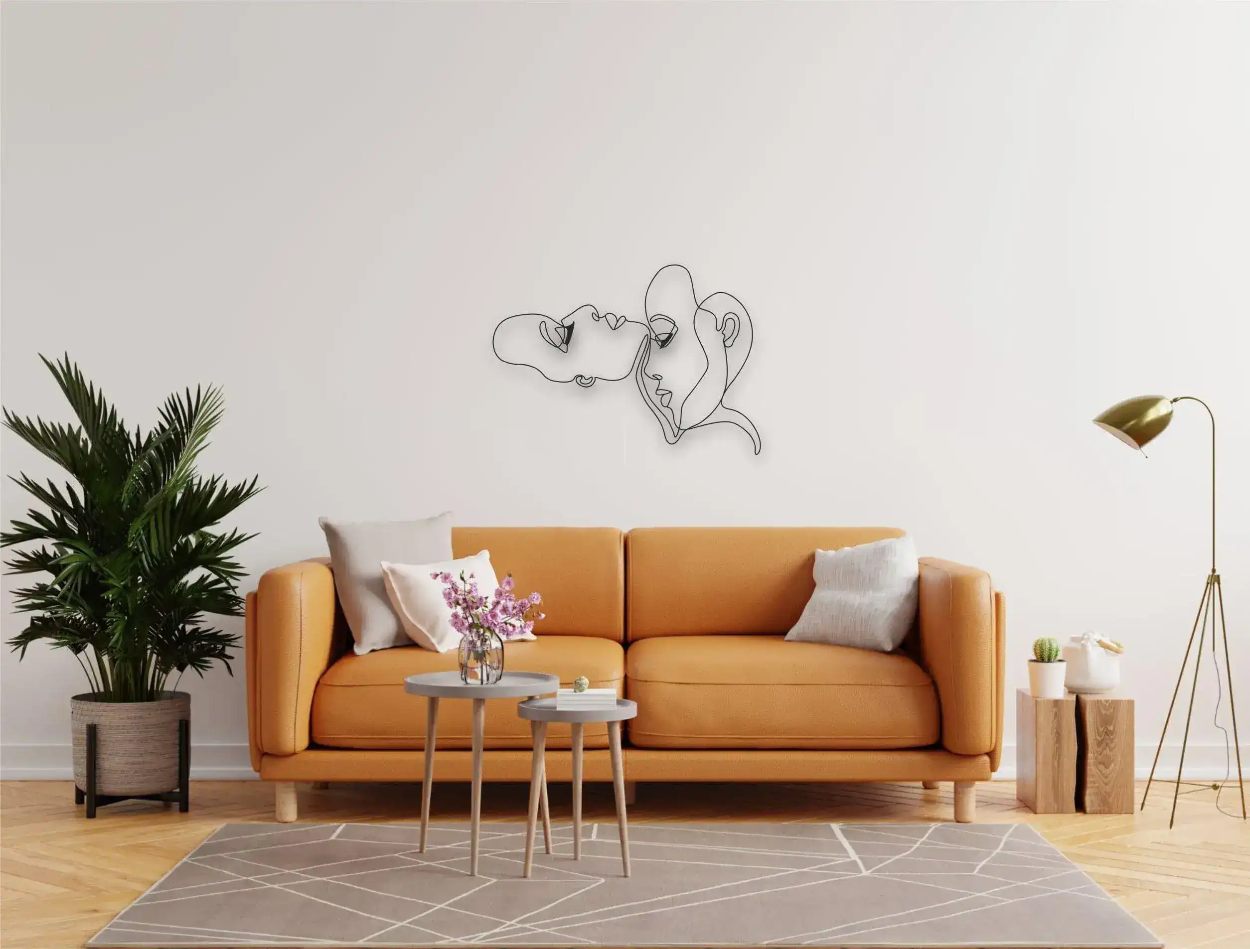 Intimate Women Faces Metal Wall Art - Image 3