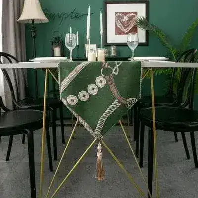Jacquard Chain Printed Table Runner - Image 8