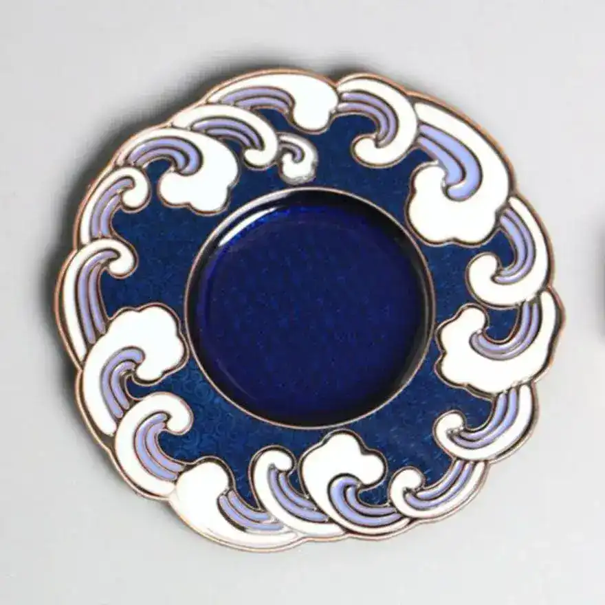 Japanese Enamel Incense Holder Dish - Image 5