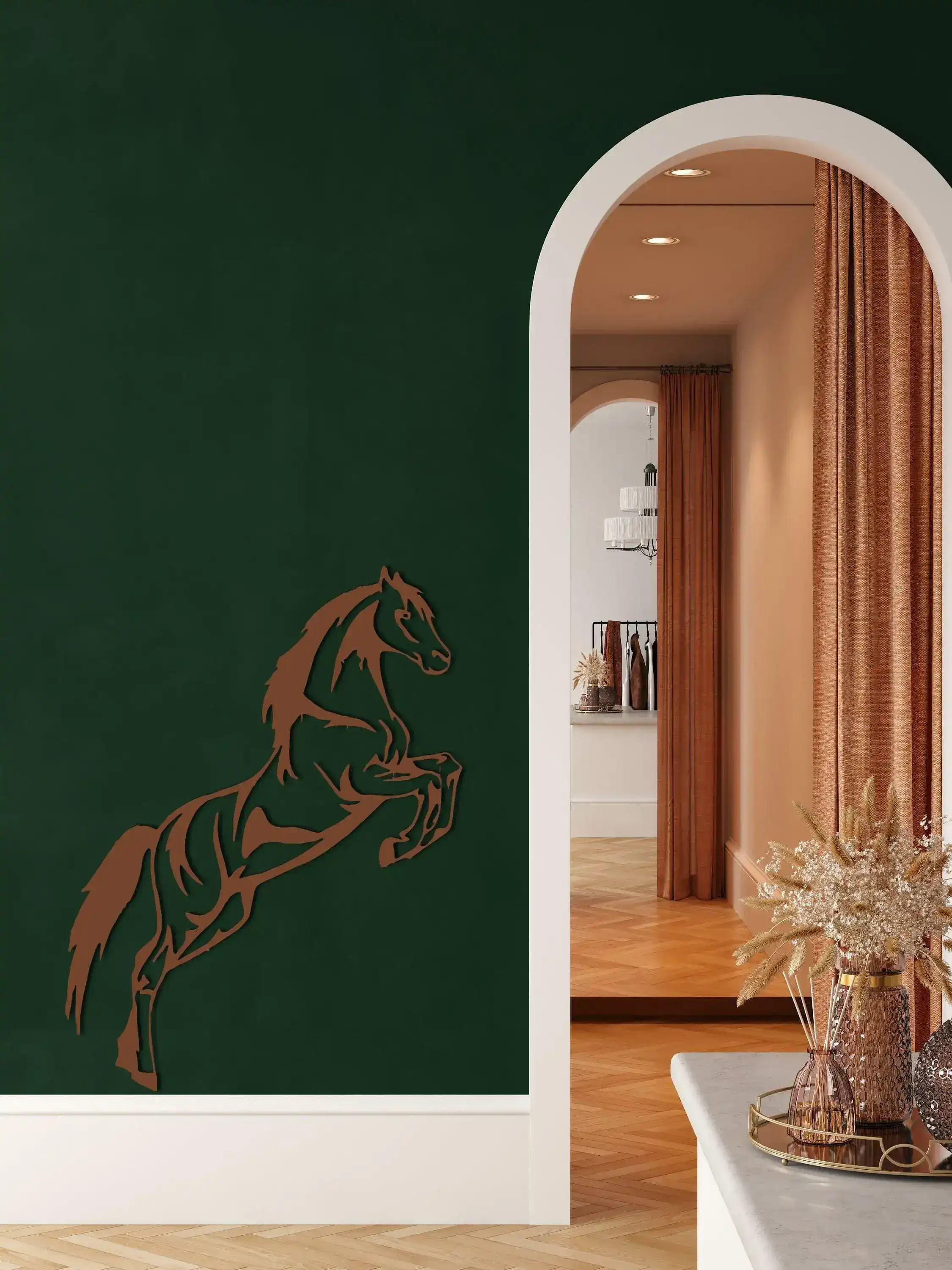 Jumping Horse Metal Wall Art - Image 10