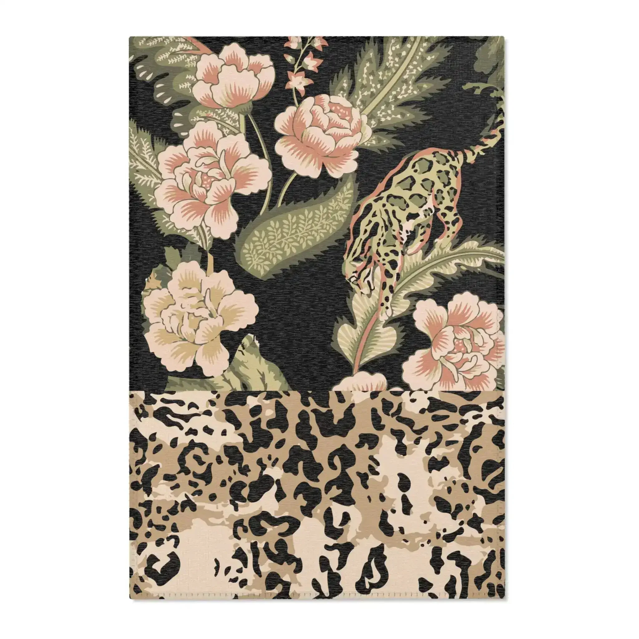 Jungle Drip Leopard Accent Rug - Image 2