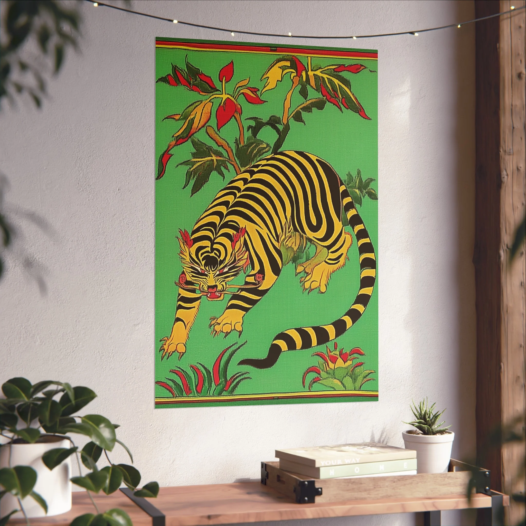 Jungle Guardian Tiger Fine Art Poster - Image 40