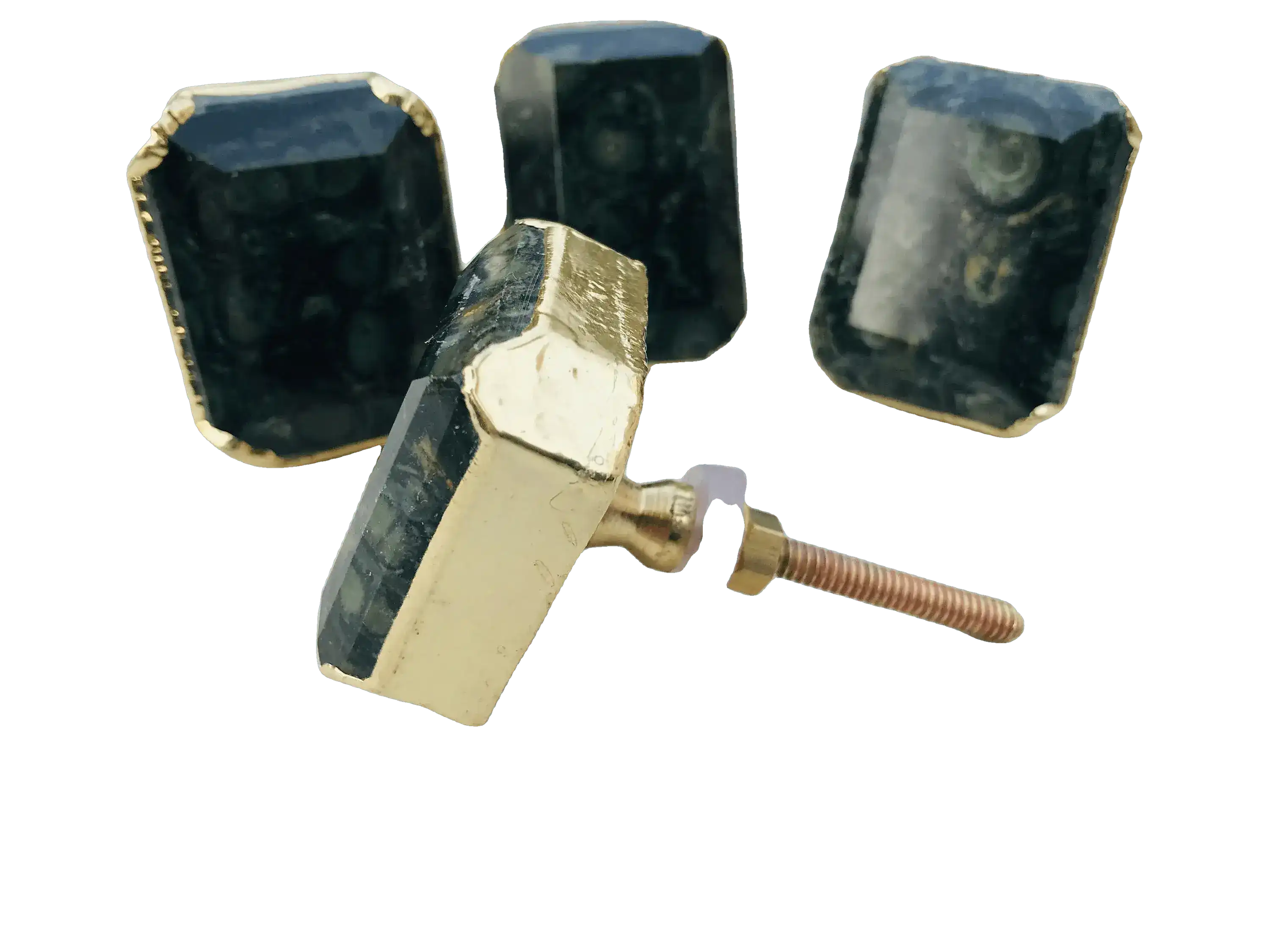 Kambaba Jasper Agate Cabinet Door Pull Handle - Set of 4 - Image 10