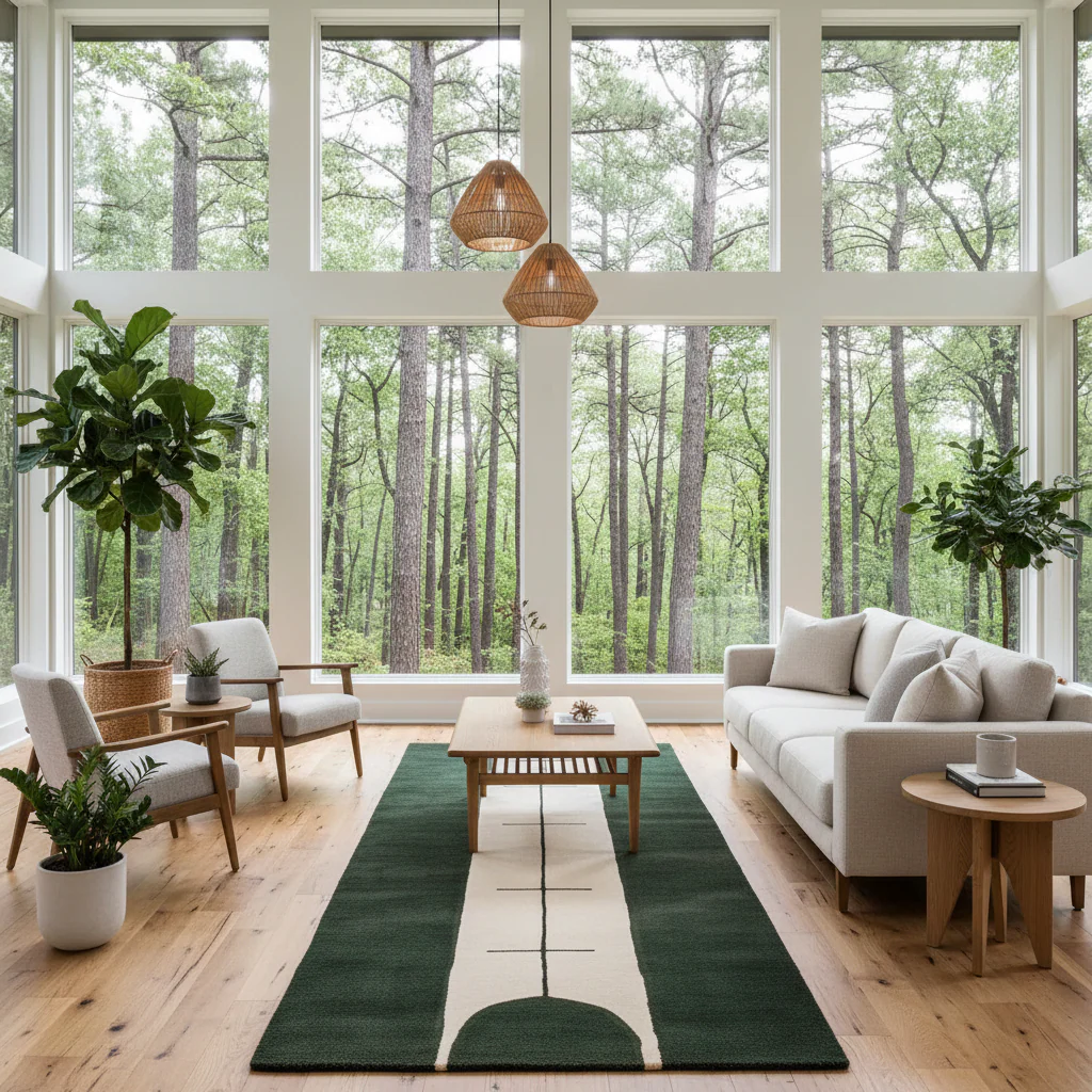 Knot Dream Hand Tufted Wool Rug - Image 2