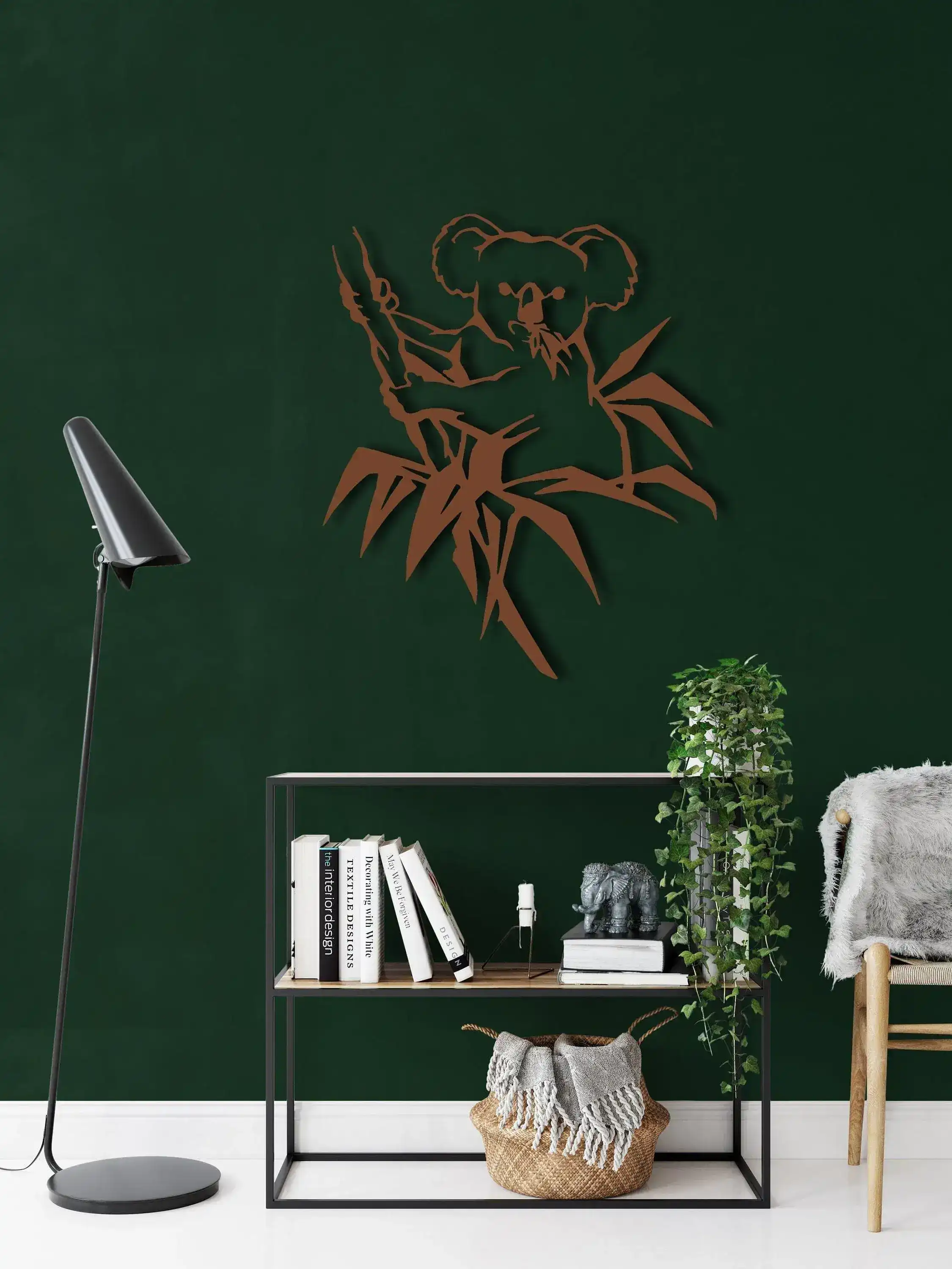Koala Bear Metal Wall Hanging Decor - Image 10