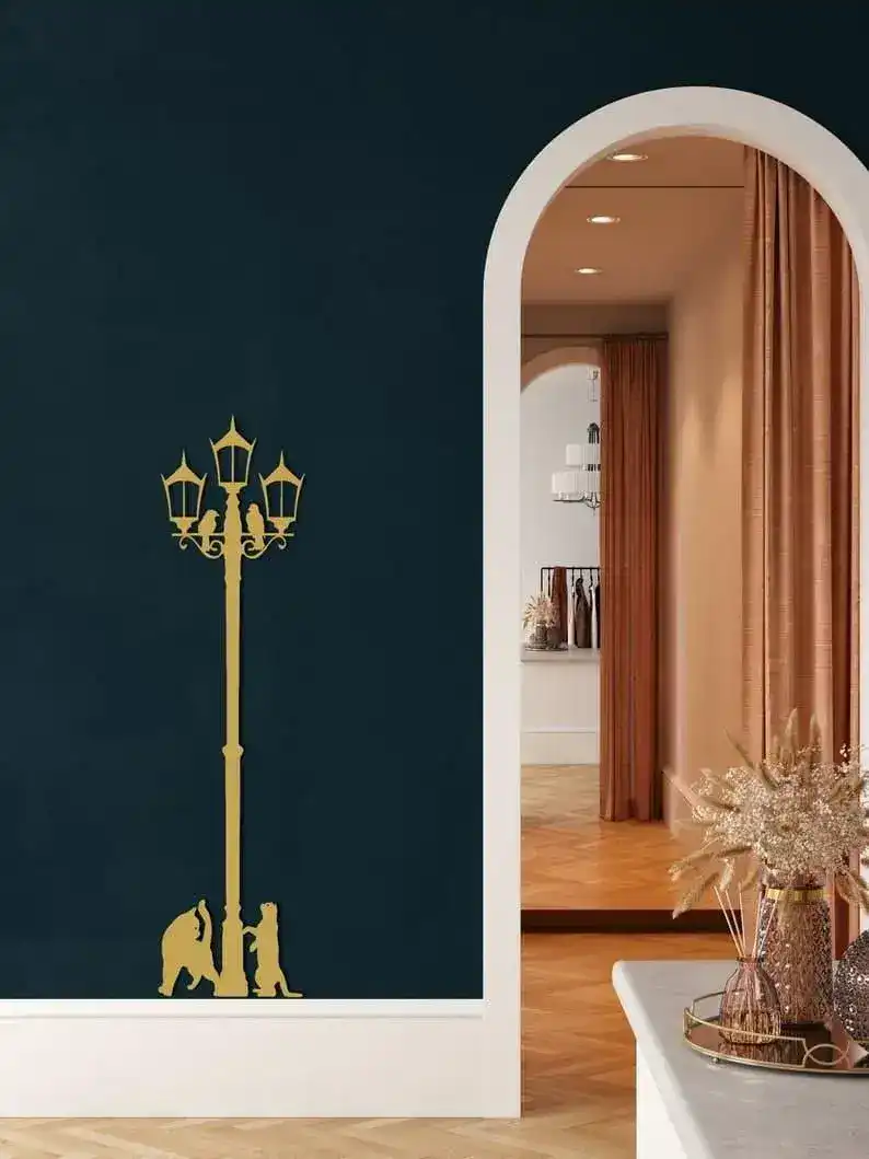 Laterne Street Lamp Metal Wall Hanging Decor - Image 4