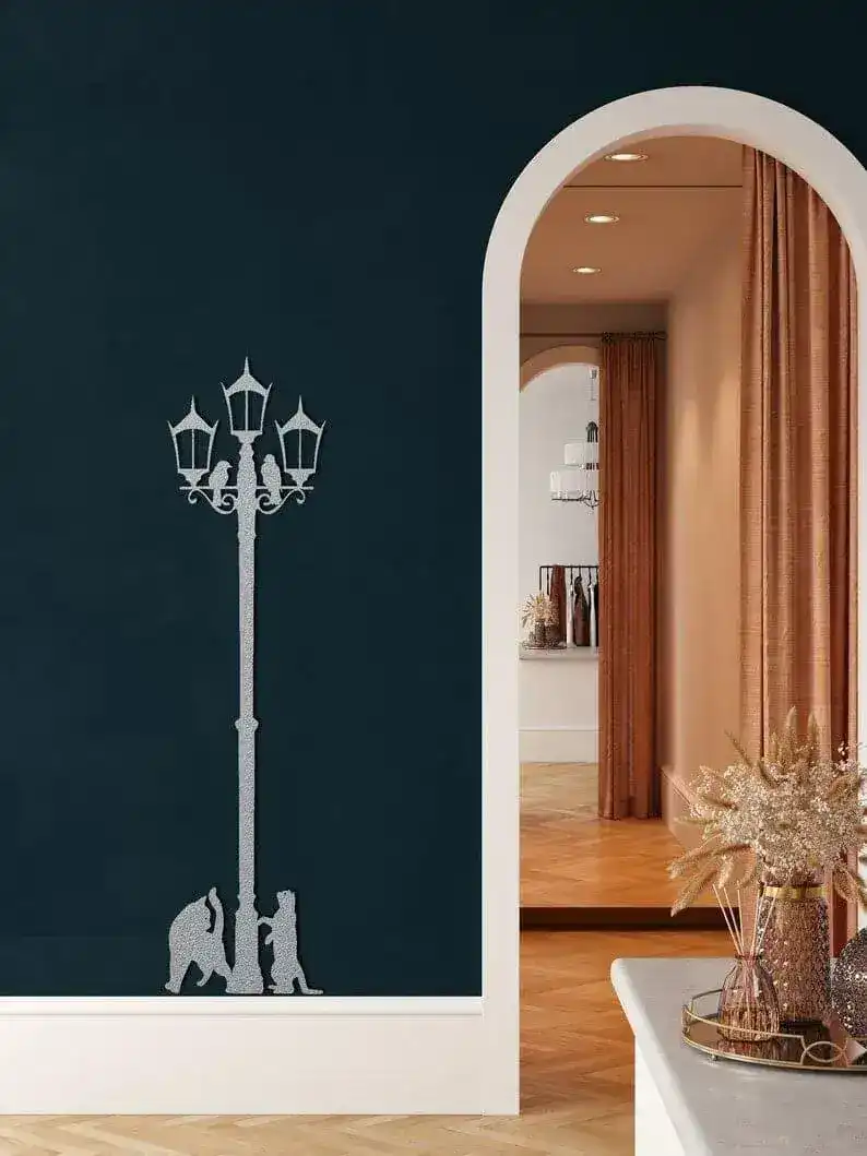 Laterne Street Lamp Metal Wall Hanging Decor - Image 7