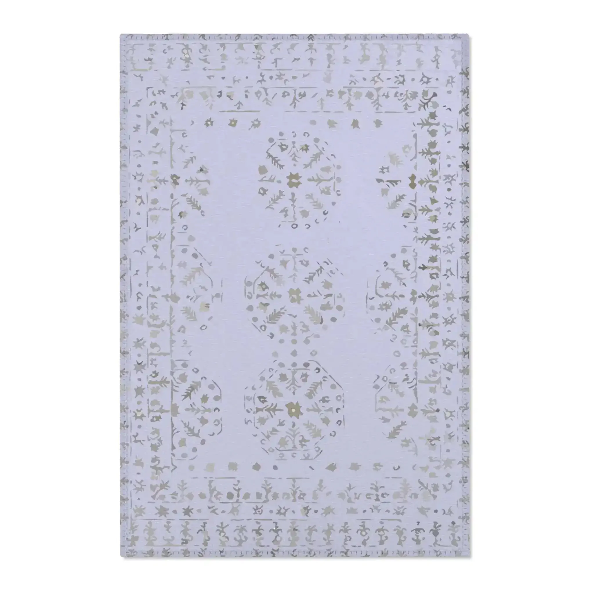 Lavender Fog Bloom Accent Rug - Image 2