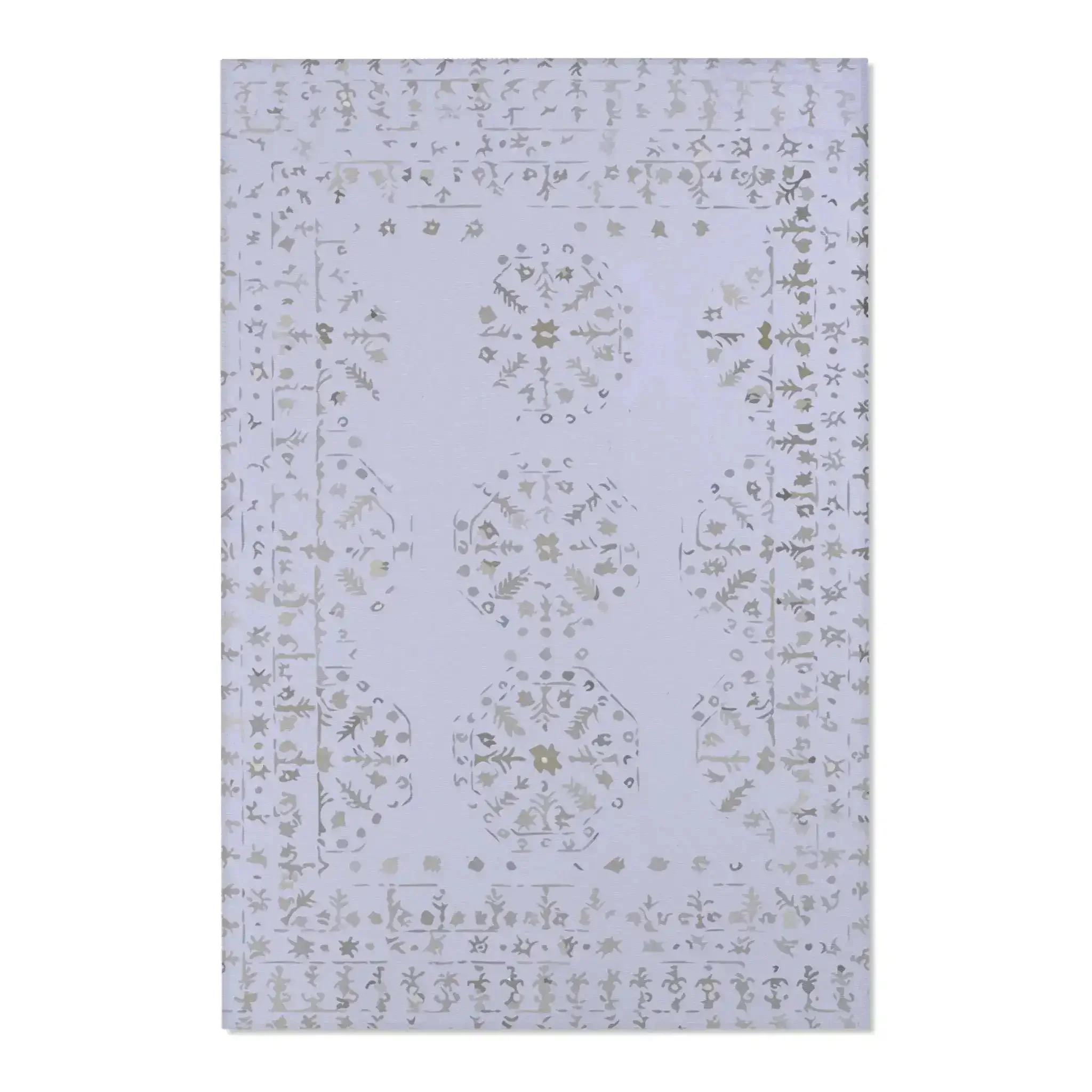 Lavender Fog Bloom Accent Rug - Image 3