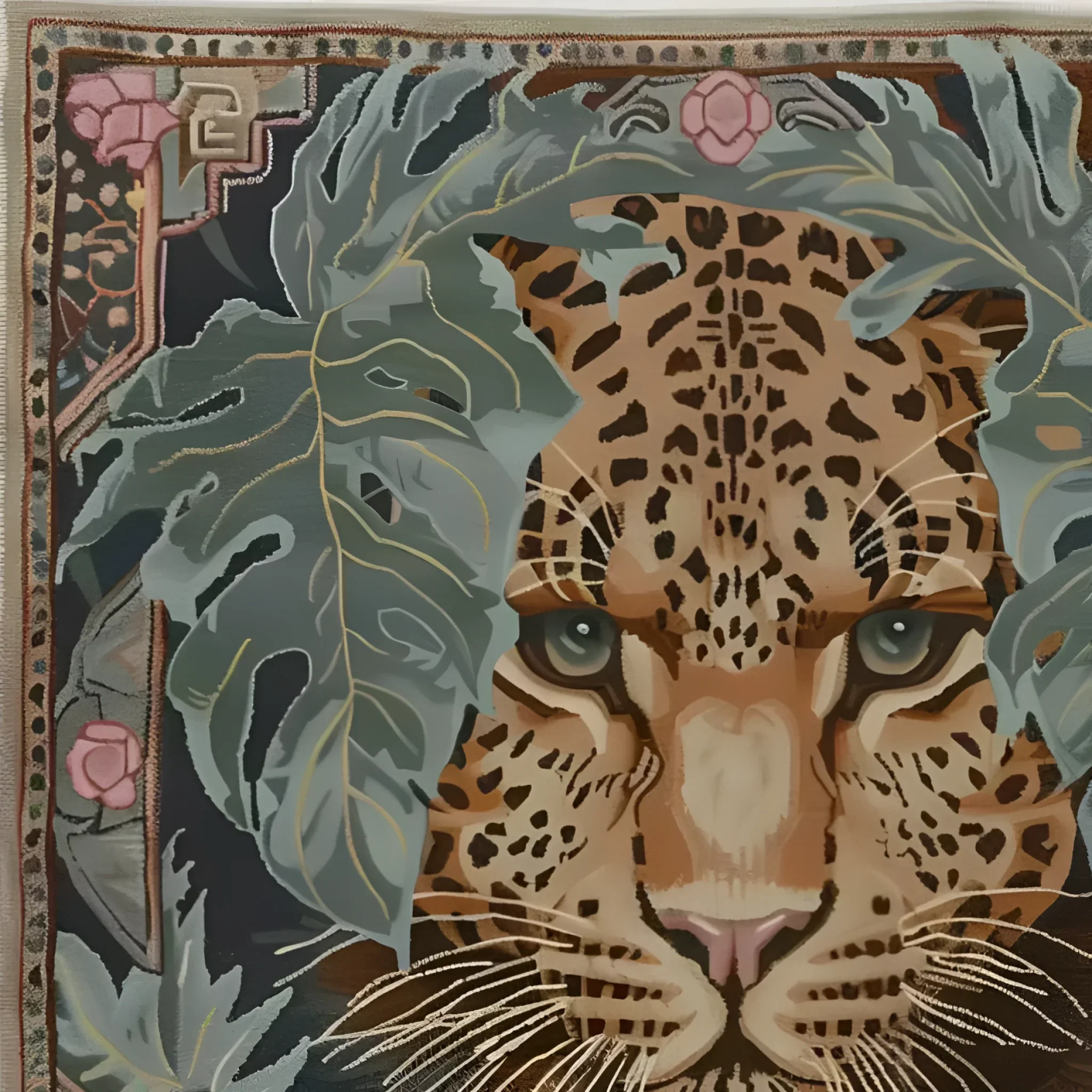 Leopard Legacy Wool Hand Knotted Area Rug - Image 7