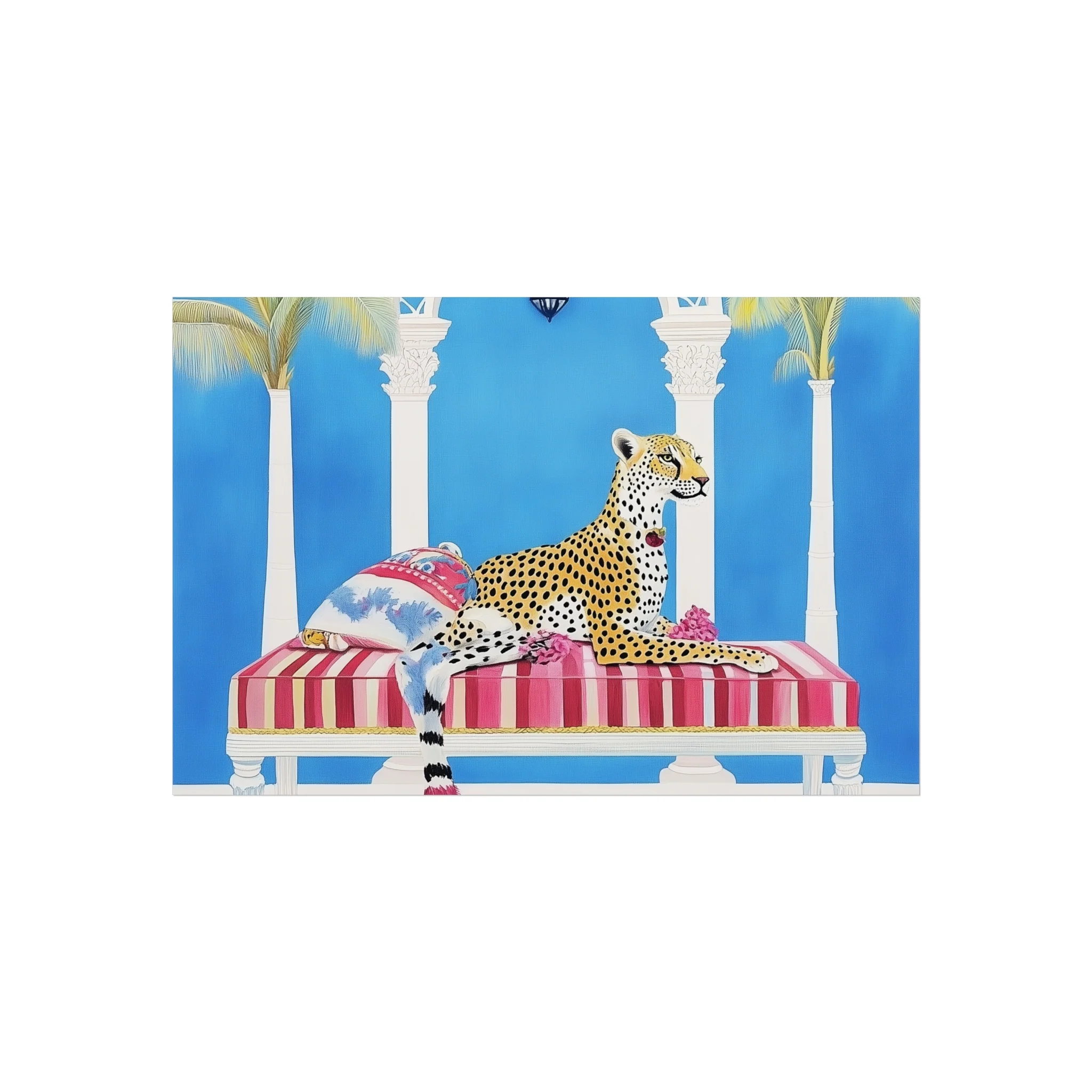 Leopard Lounge Escape Fine Art Poster - Image 12