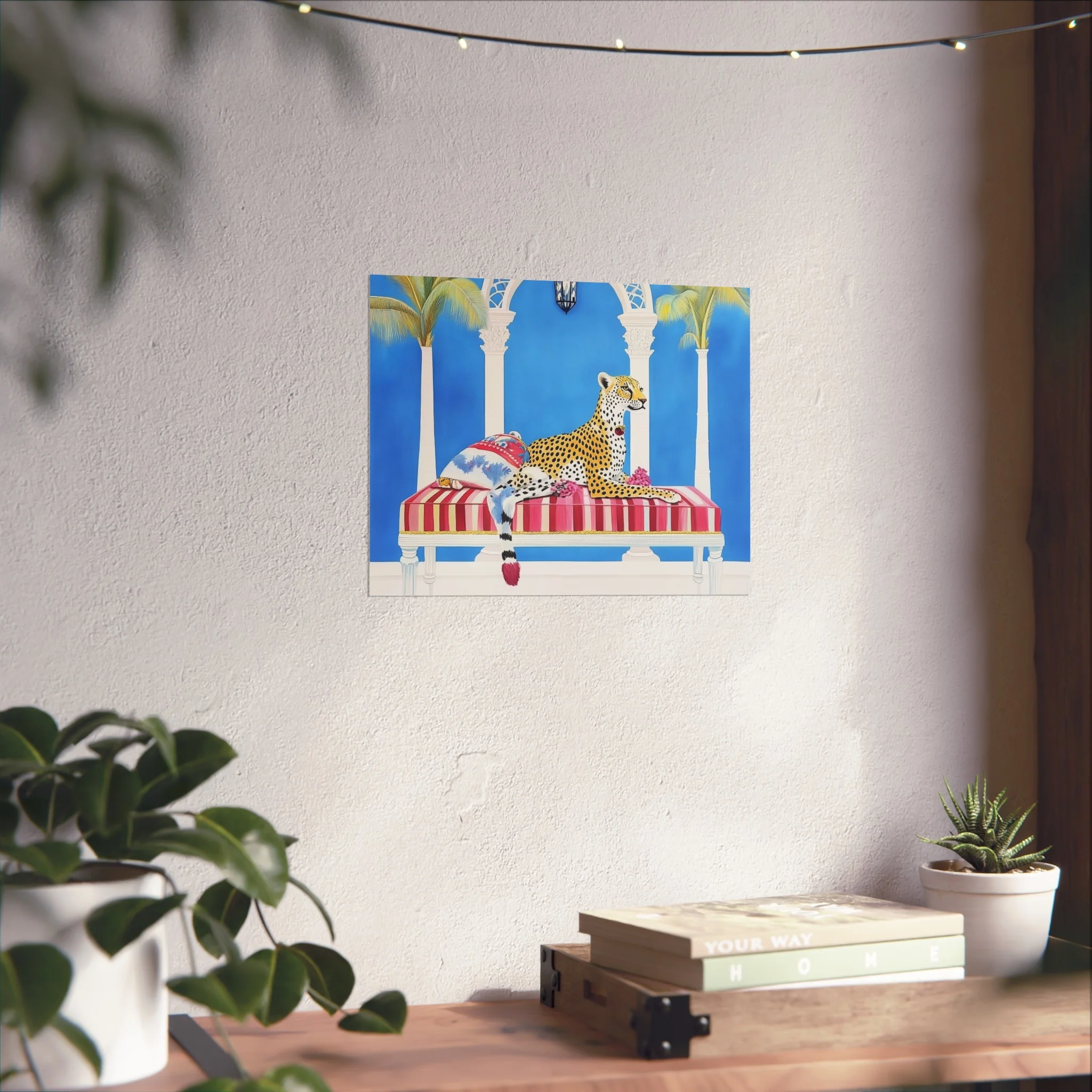 Leopard Lounge Escape Fine Art Poster - Image 32