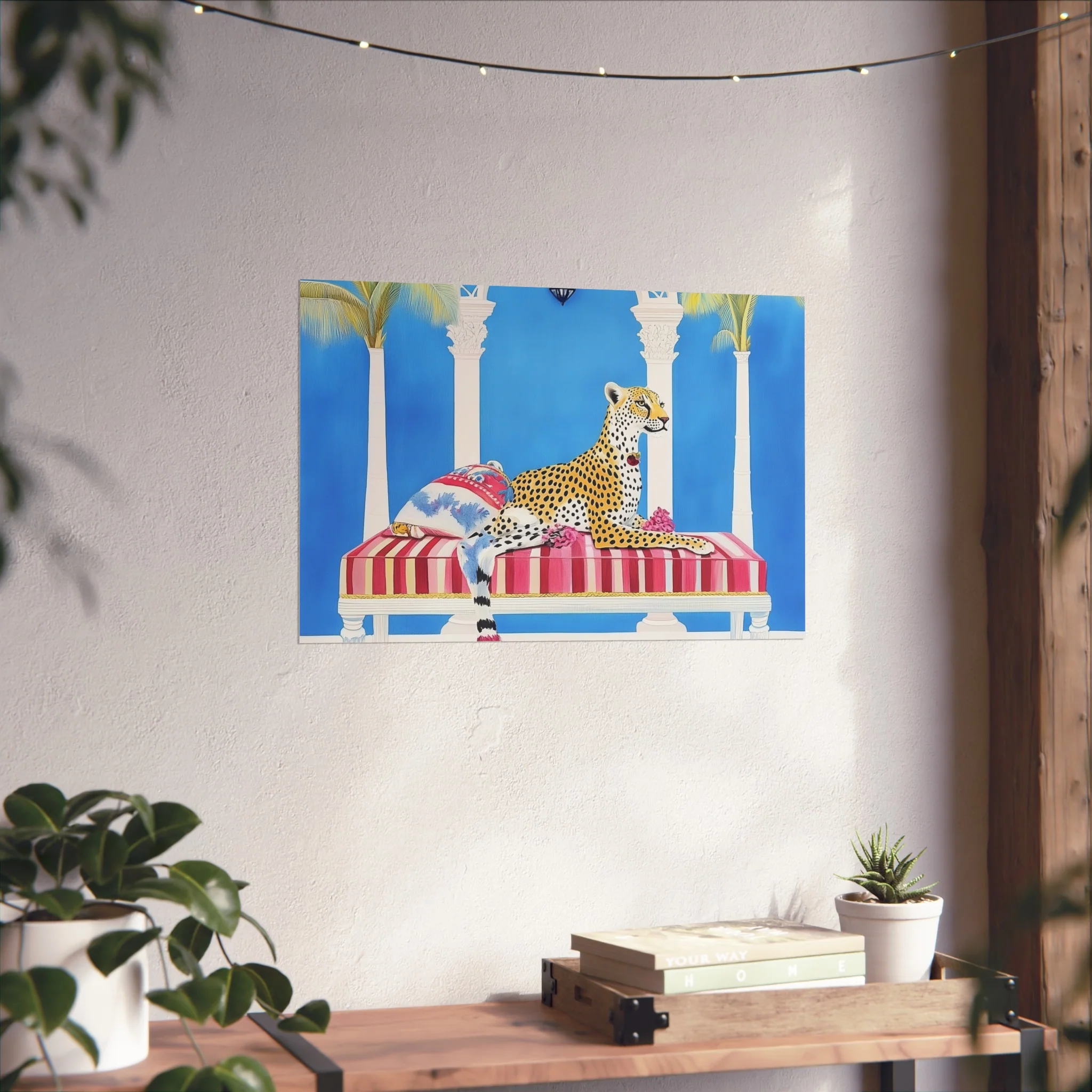 Leopard Lounge Escape Fine Art Poster - Image 38