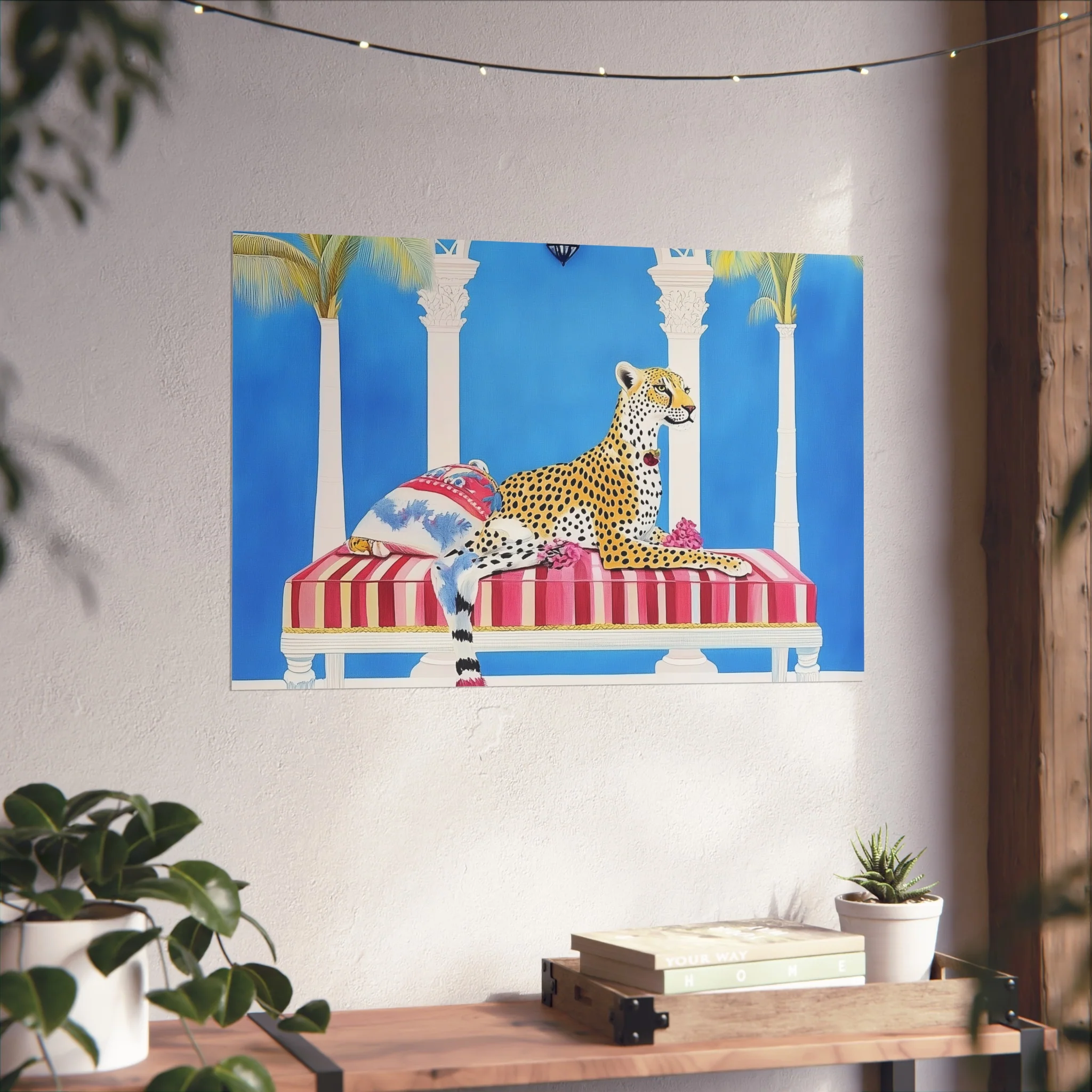 Leopard Lounge Escape Fine Art Poster - Image 40