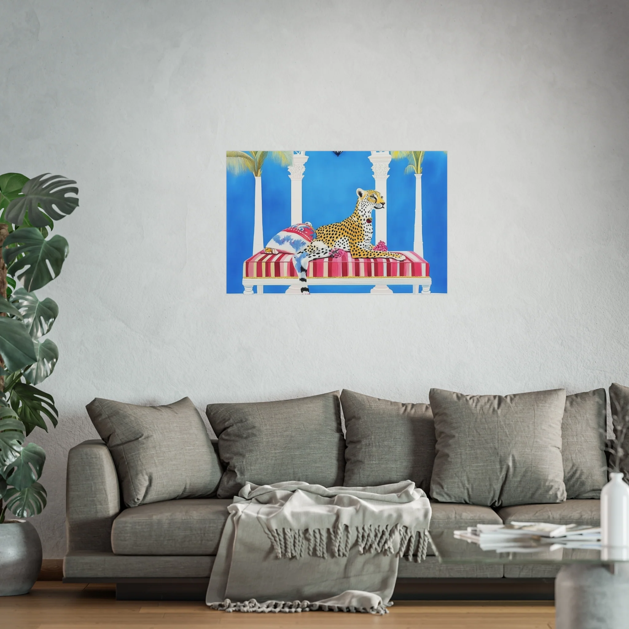 Leopard Lounge Escape Fine Art Poster - Image 45