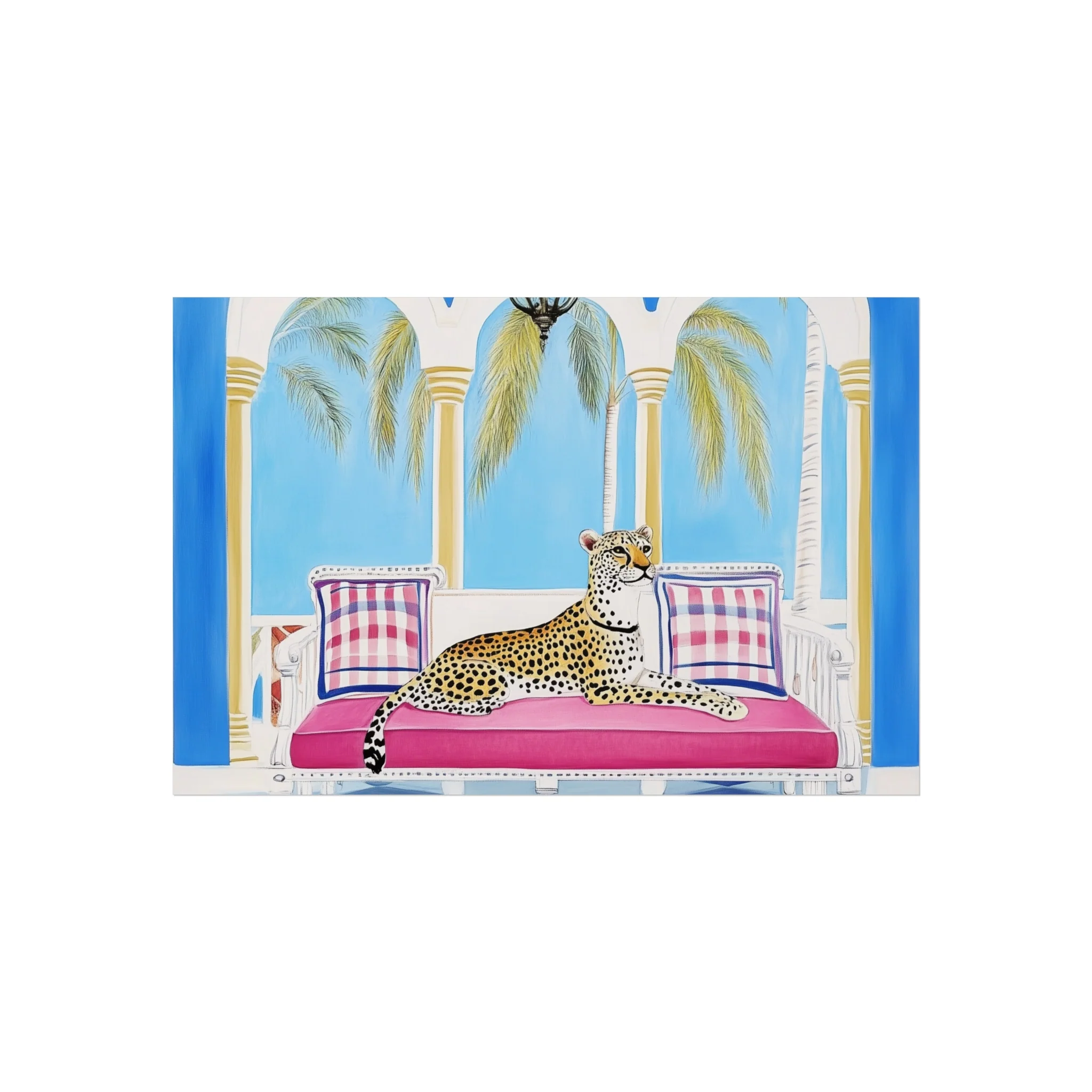 Leopard Lounge in Paradise Fine Art Poster - Image 11