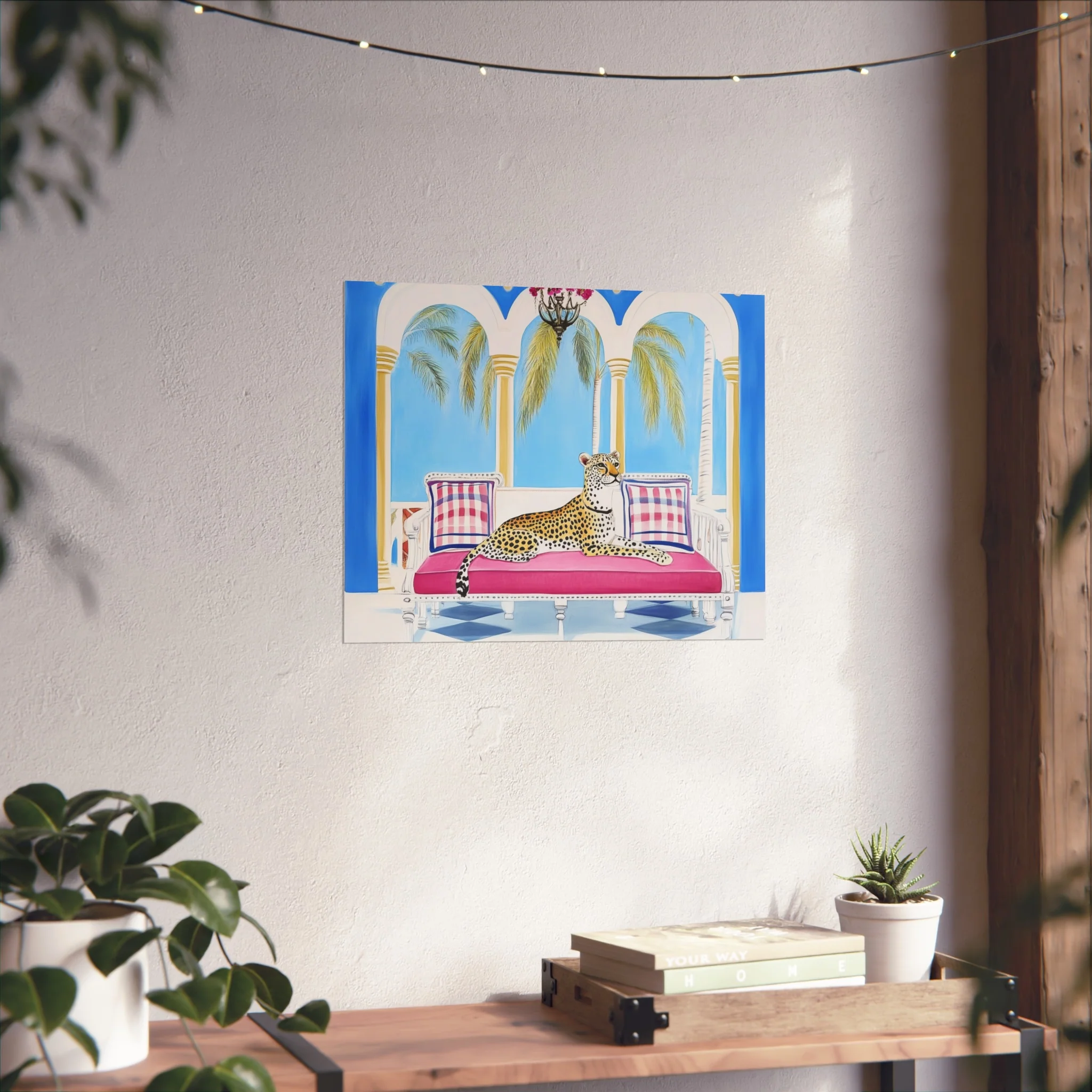 Leopard Lounge in Paradise Fine Art Poster - Image 18