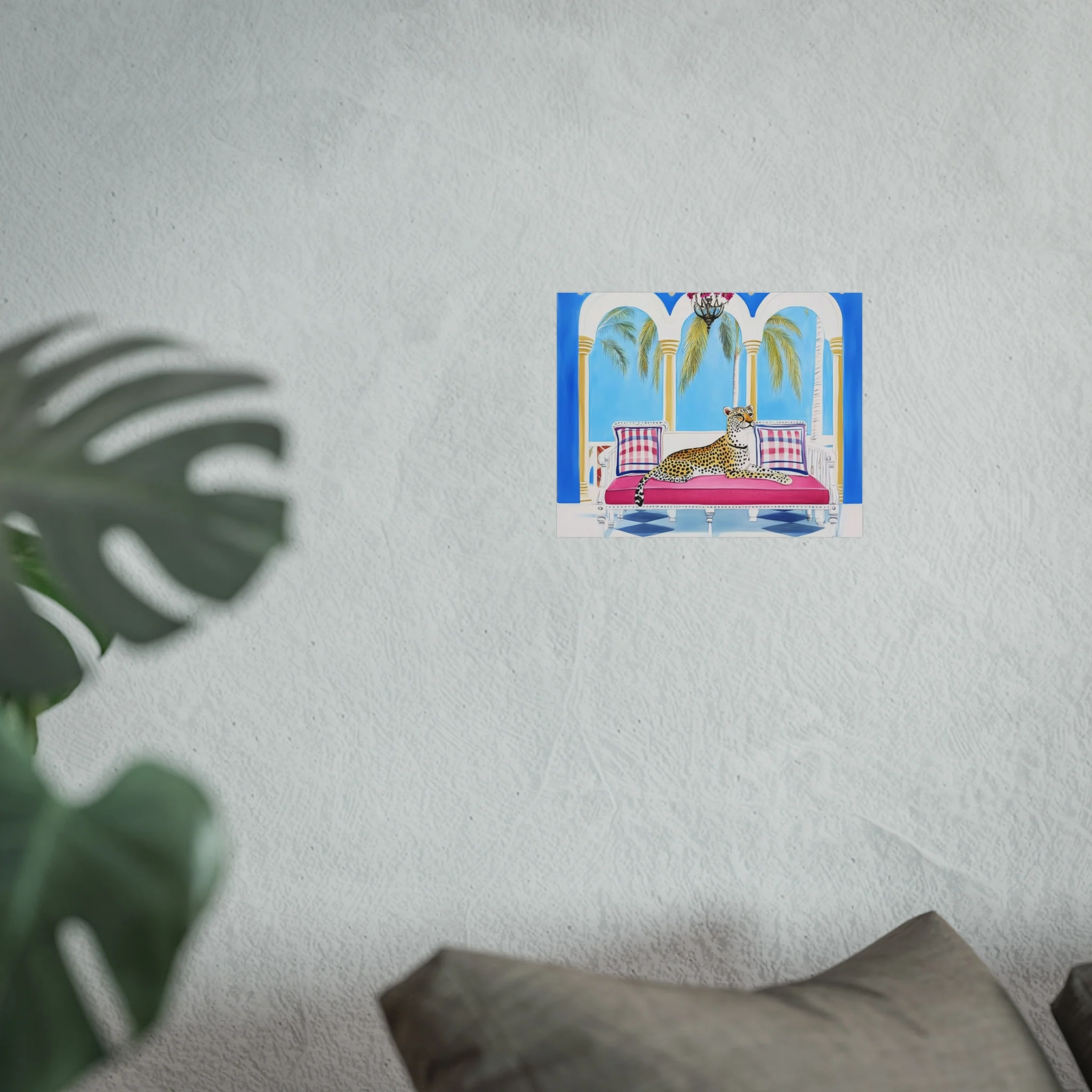 Leopard Lounge in Paradise Fine Art Poster - Image 19