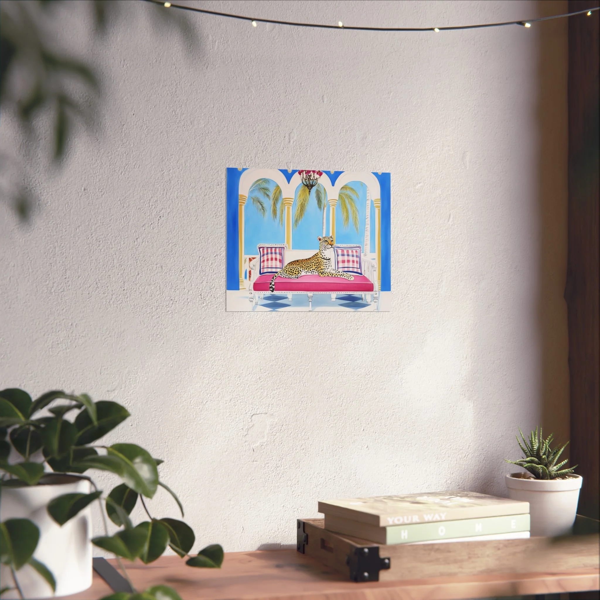 Leopard Lounge in Paradise Fine Art Poster - Image 22