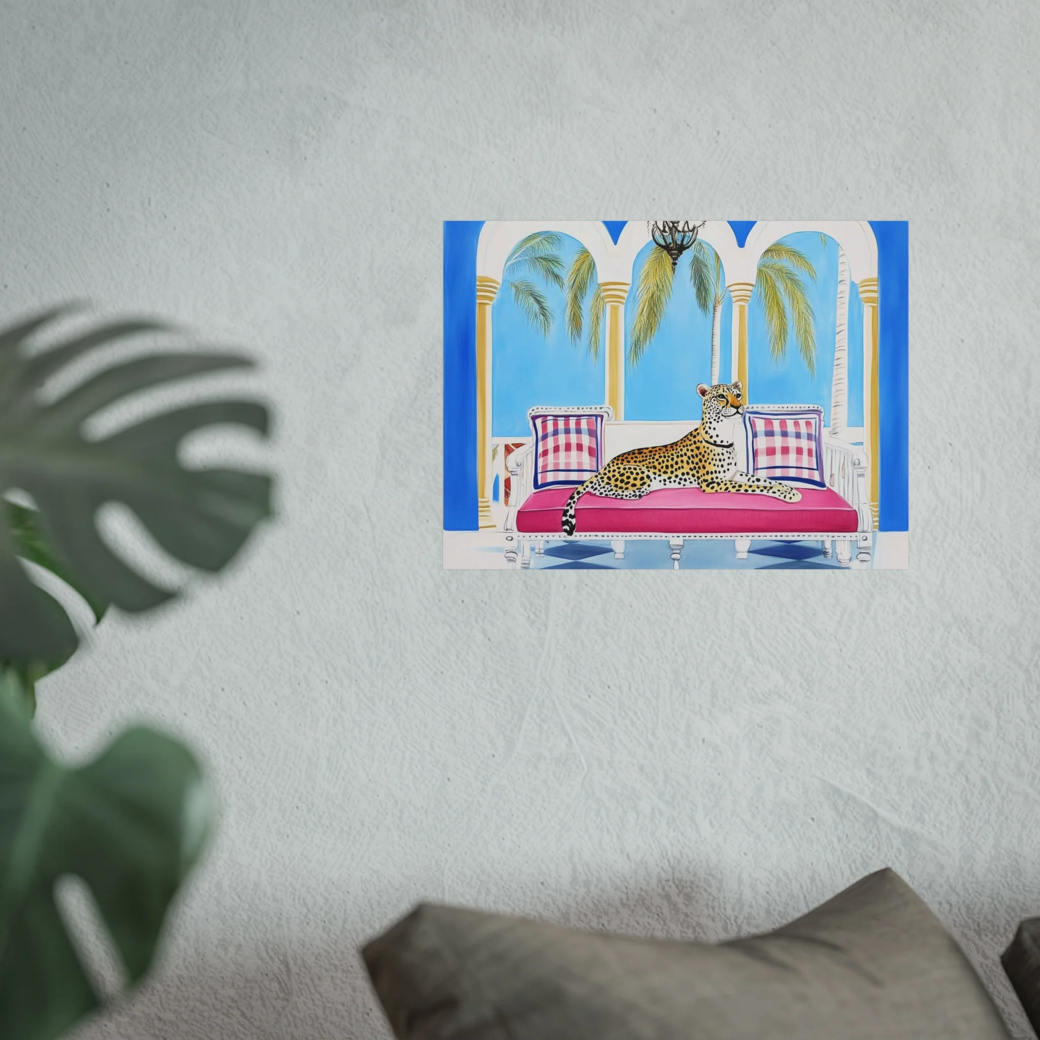 Leopard Lounge in Paradise Fine Art Poster - Image 23