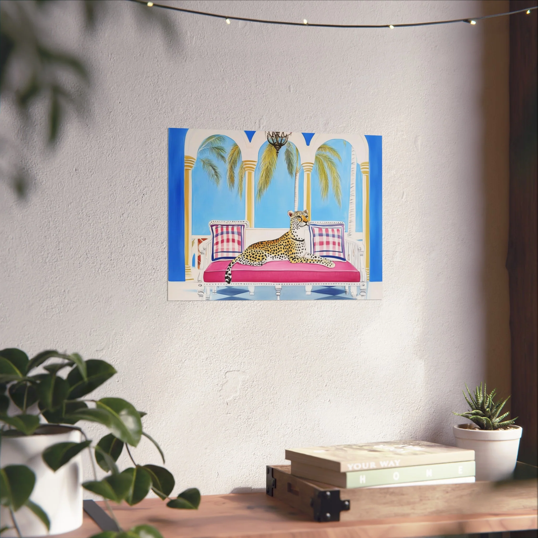 Leopard Lounge in Paradise Fine Art Poster - Image 24