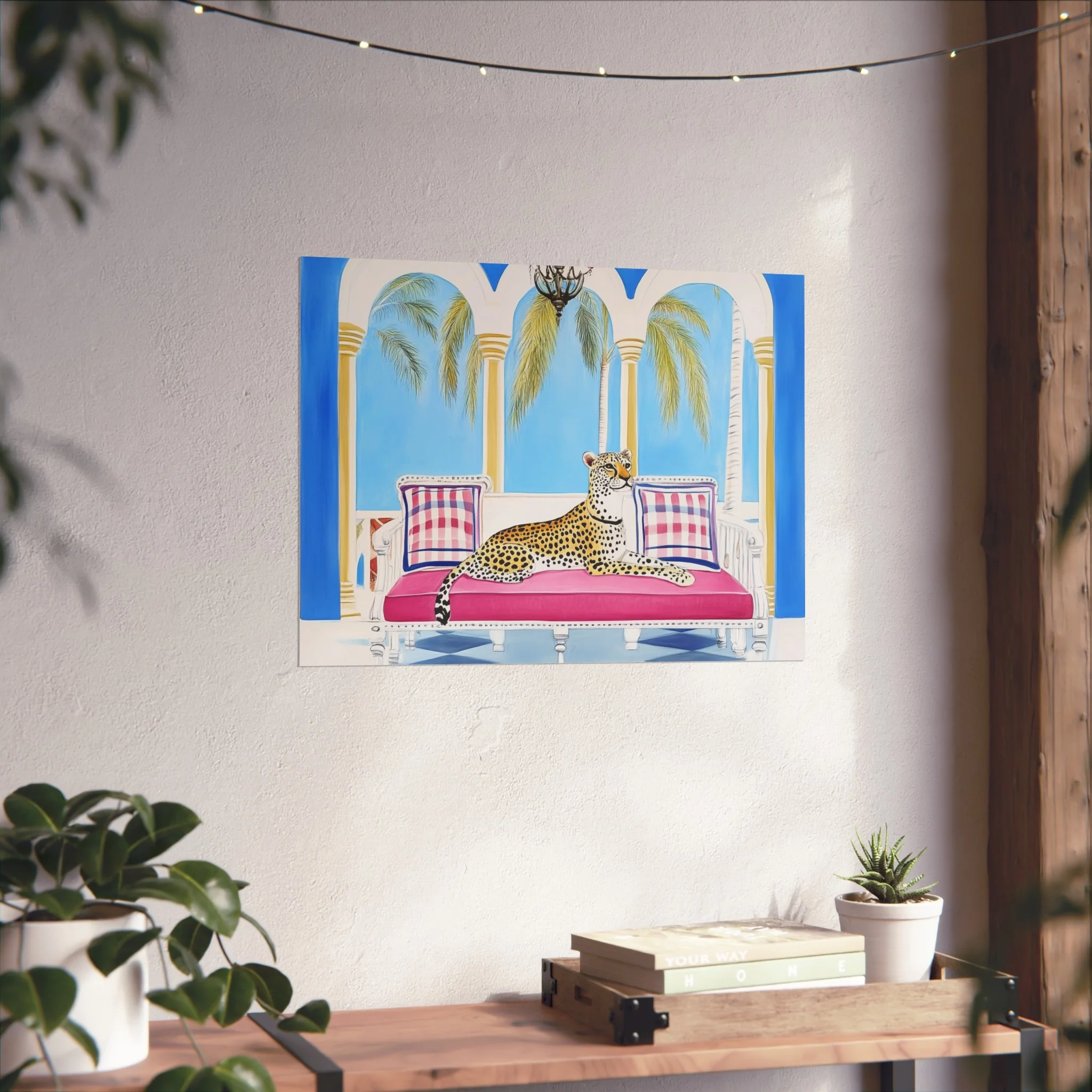 Leopard Lounge in Paradise Fine Art Poster - Image 26